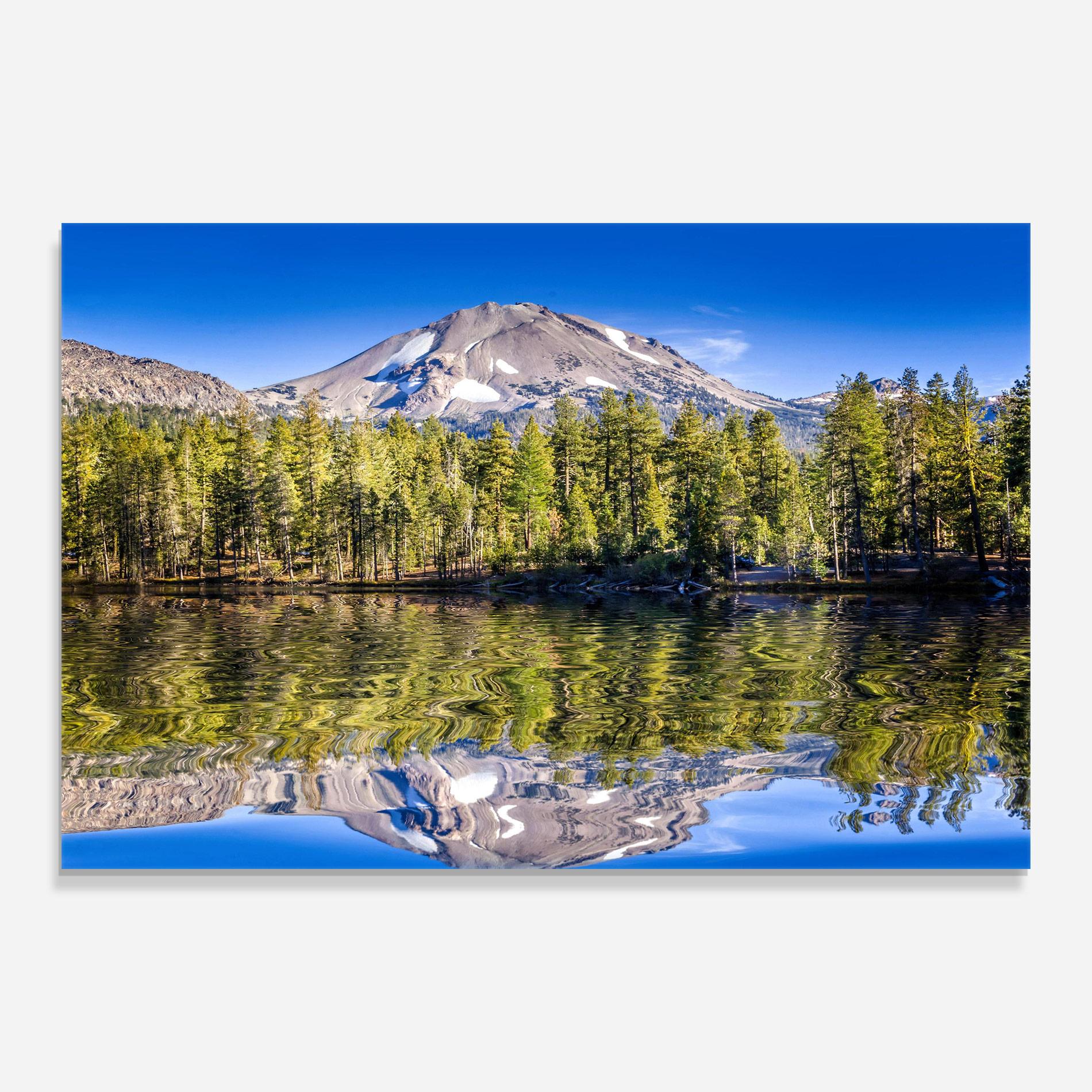 Üvegkép Green Tree Lake mockup 0