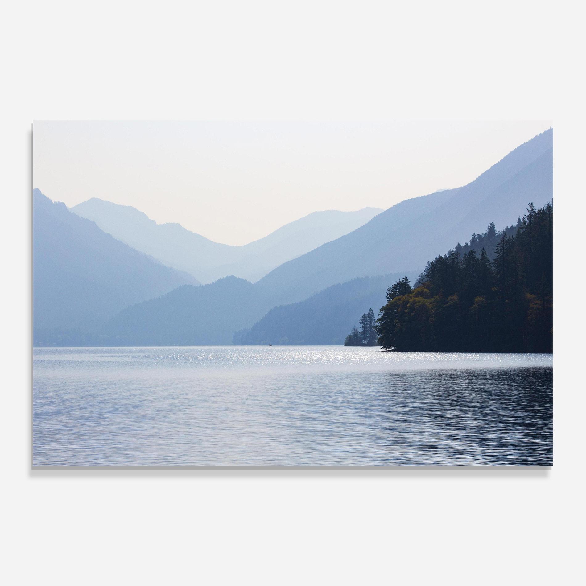 Üvegkép Grey Lake View mockup 0