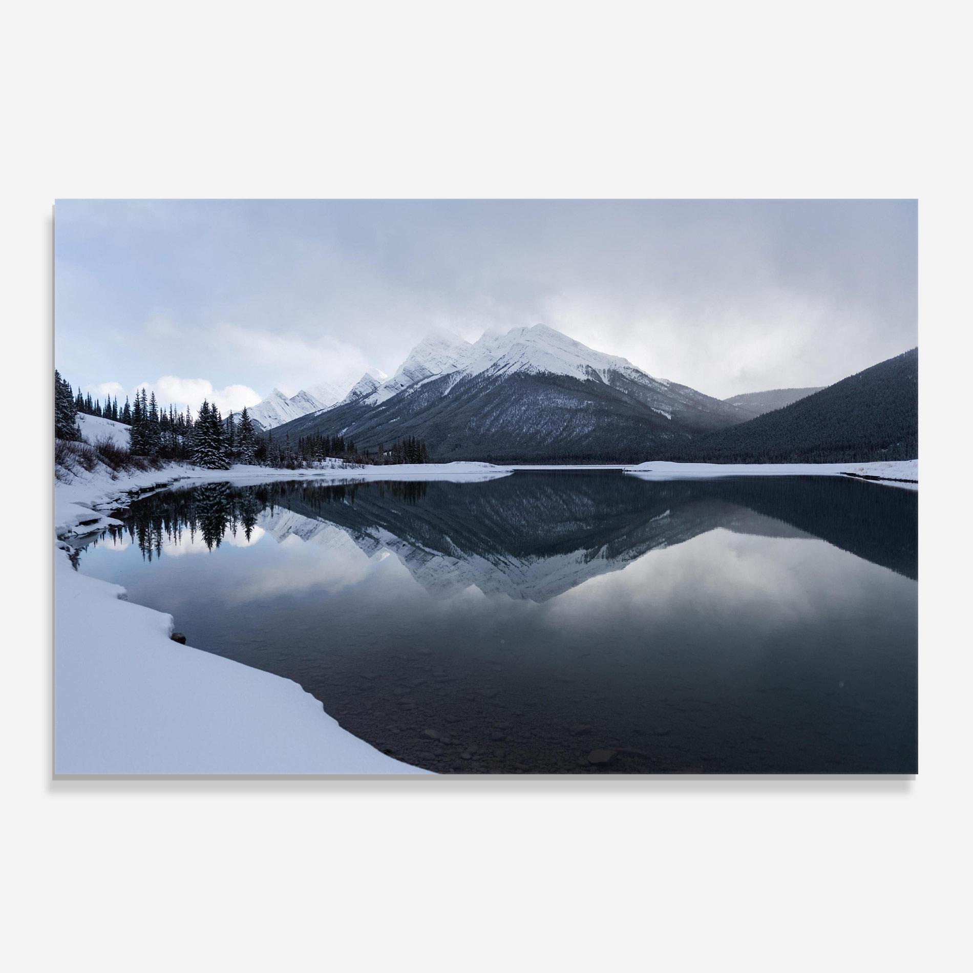 Üvegkép Grey Lake mockup 0