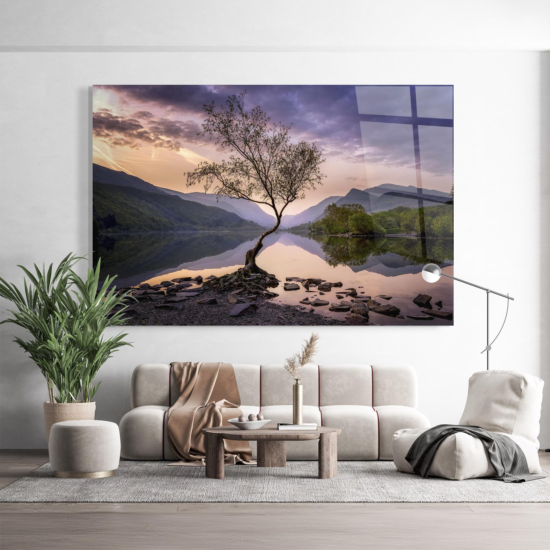 Üvegkép Lone Tree mockup 9