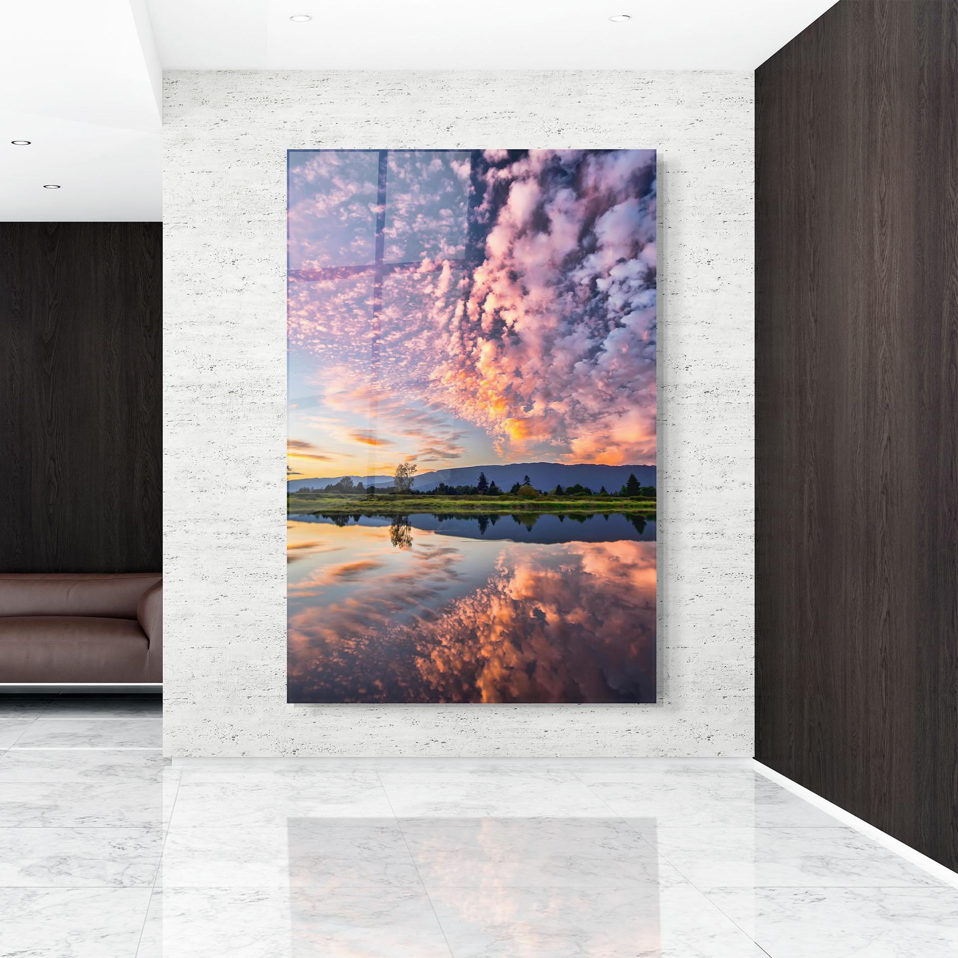 Üvegkép Beautiful Sky mockup 9