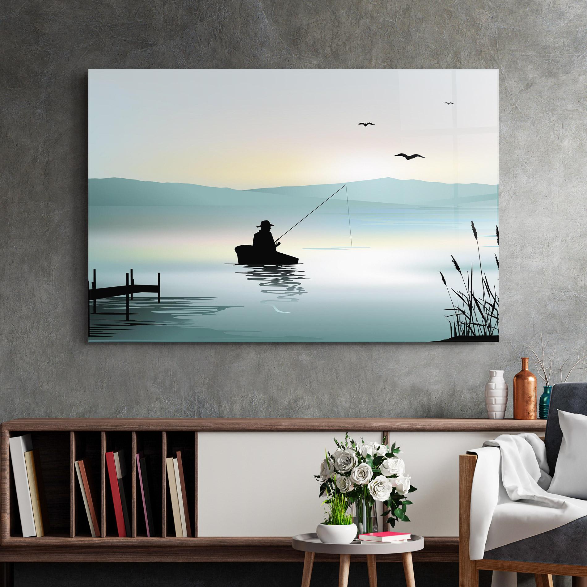 Üvegkép Fishman Lake View mockup 2