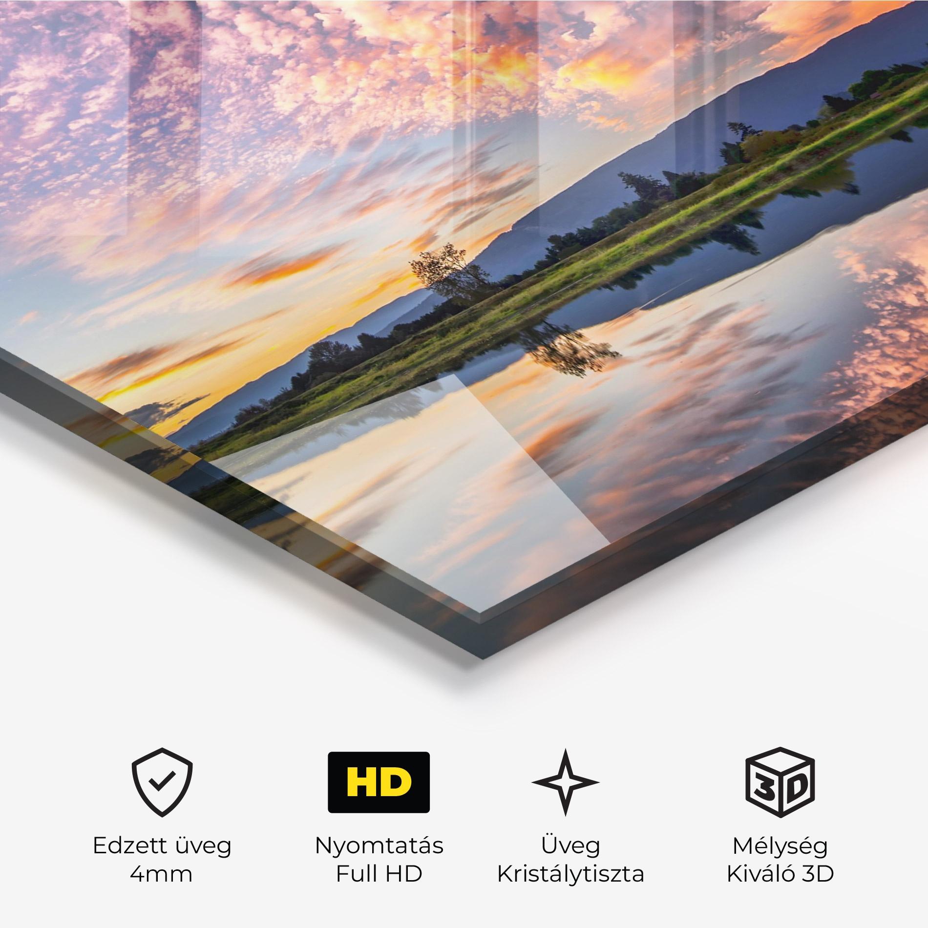 Üvegkép Beautiful Sky mockup 3