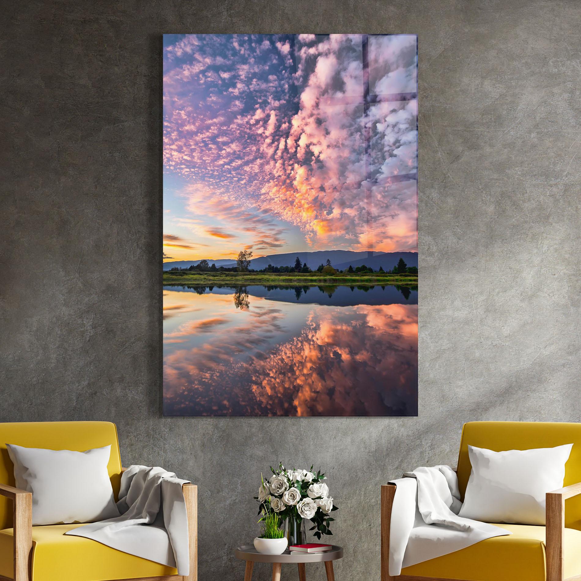 Üvegkép Beautiful Sky mockup 4