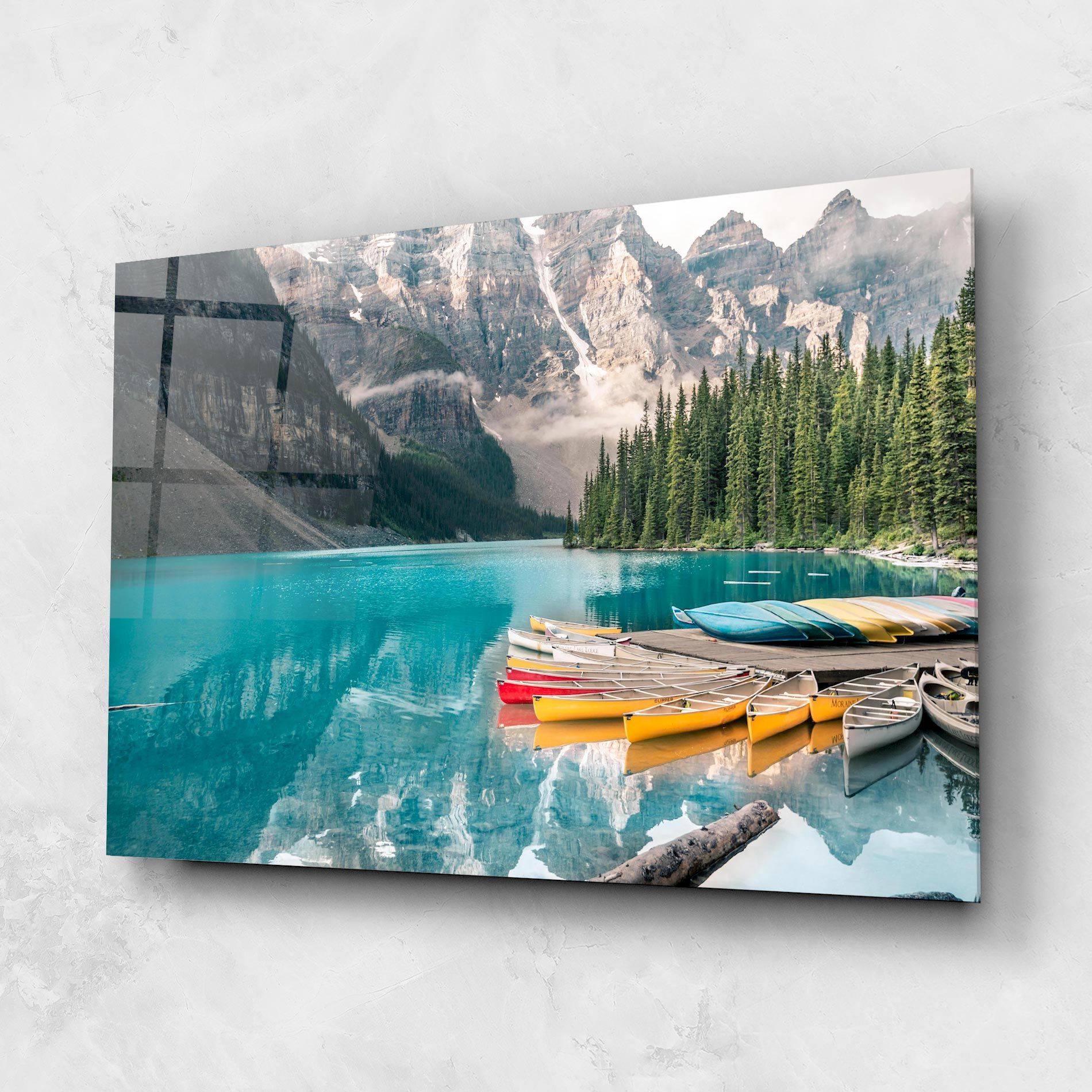 Beautiful Moraine Lake mockup 1
