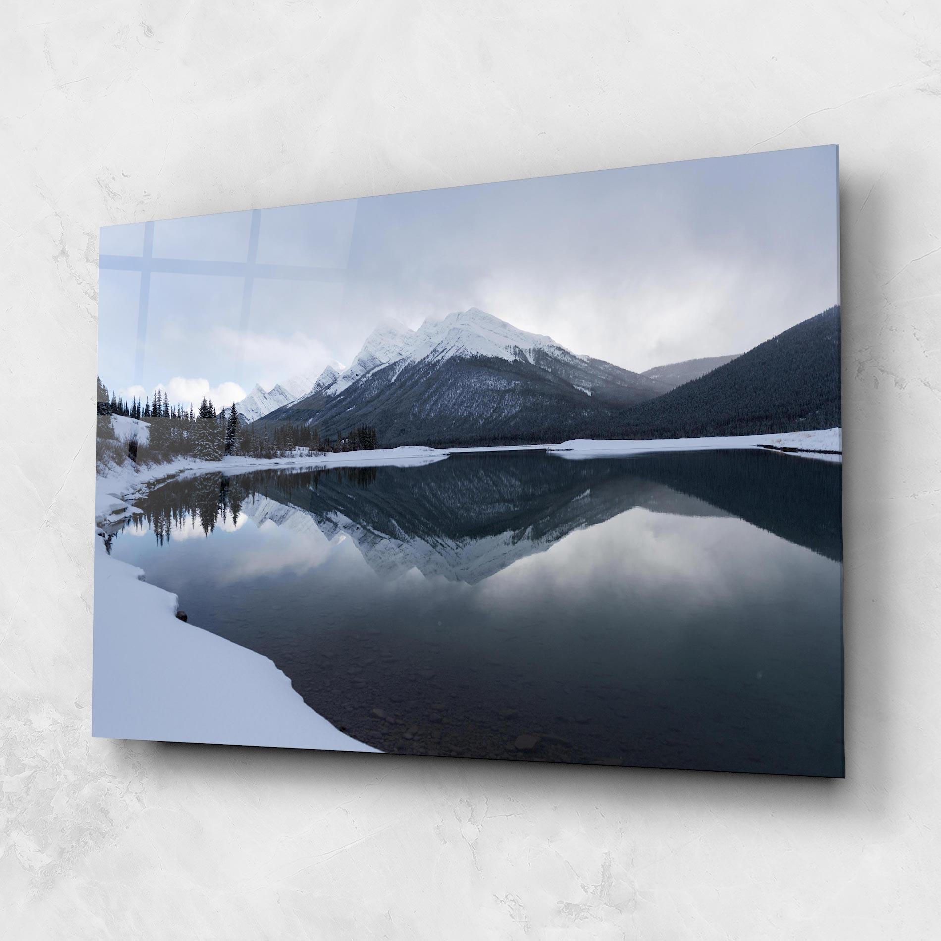 Üvegkép Grey Lake mockup 1