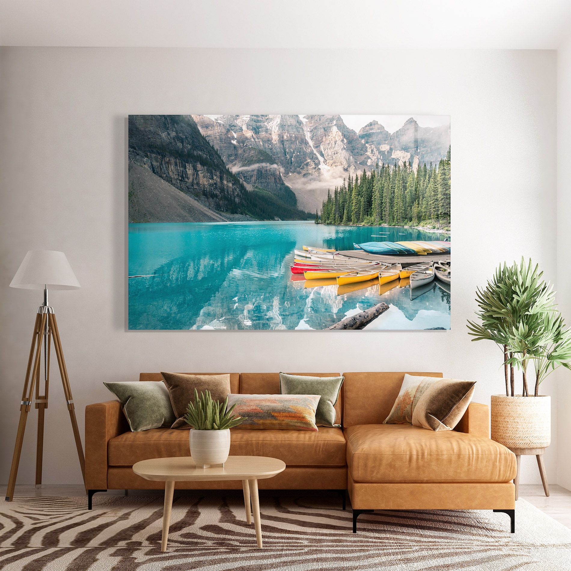 Beautiful Moraine Lake mockup 7