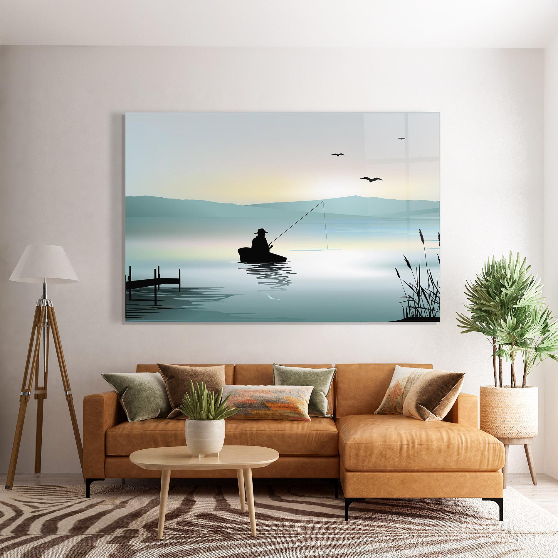 Üvegkép Fishman Lake View mockup 7