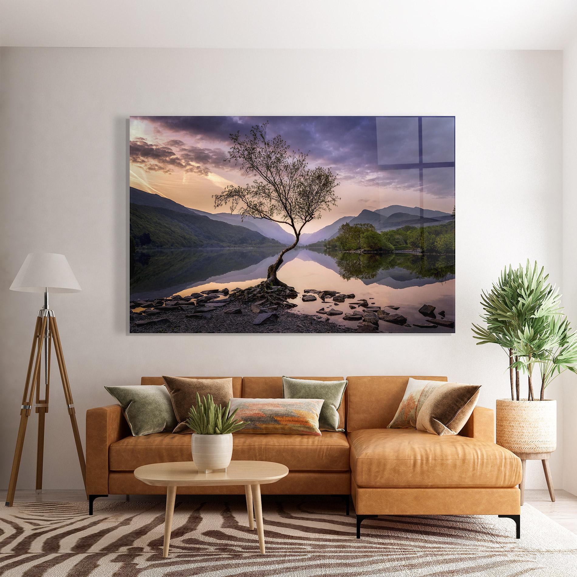 Üvegkép Lone Tree mockup 7