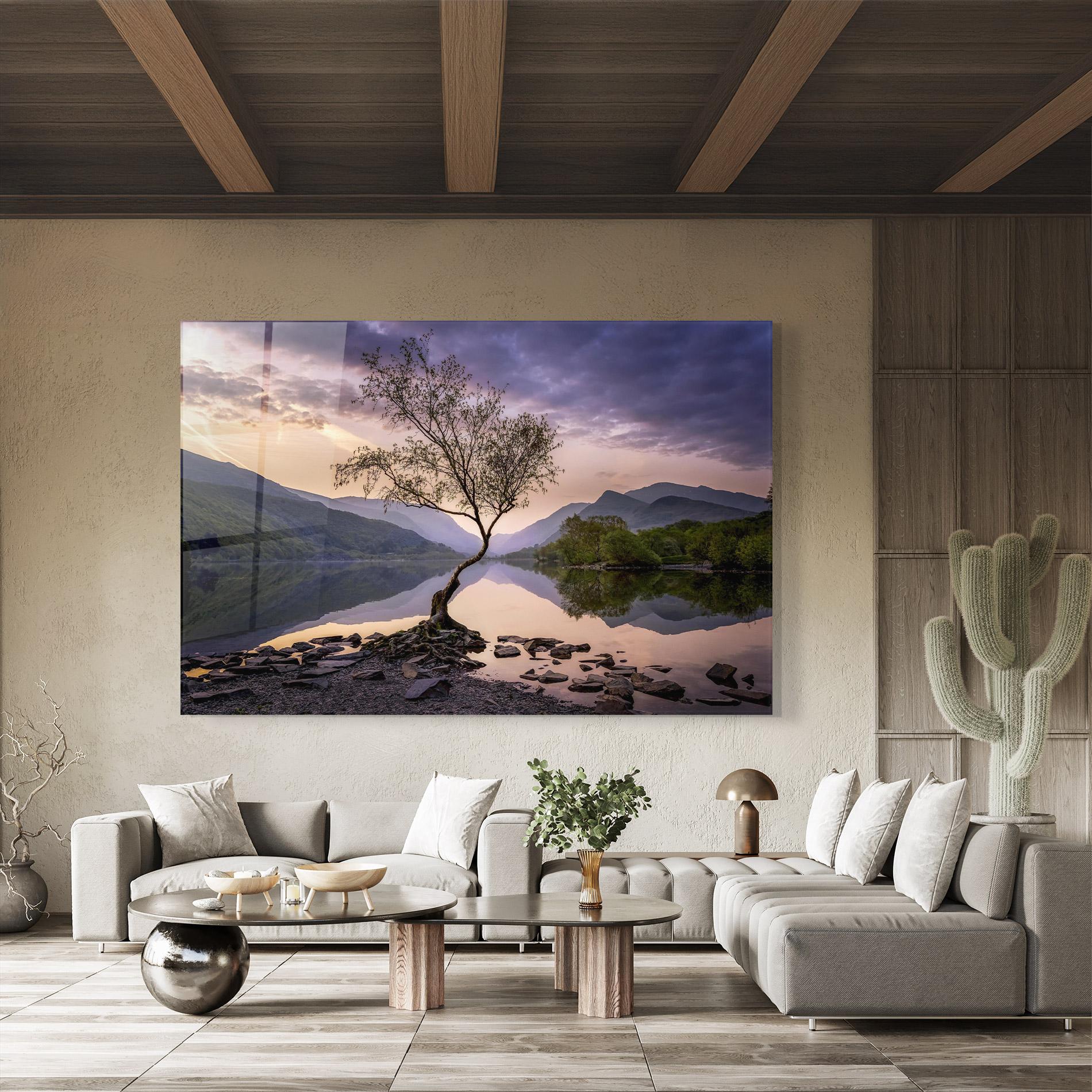 Üvegkép Lone Tree mockup 8