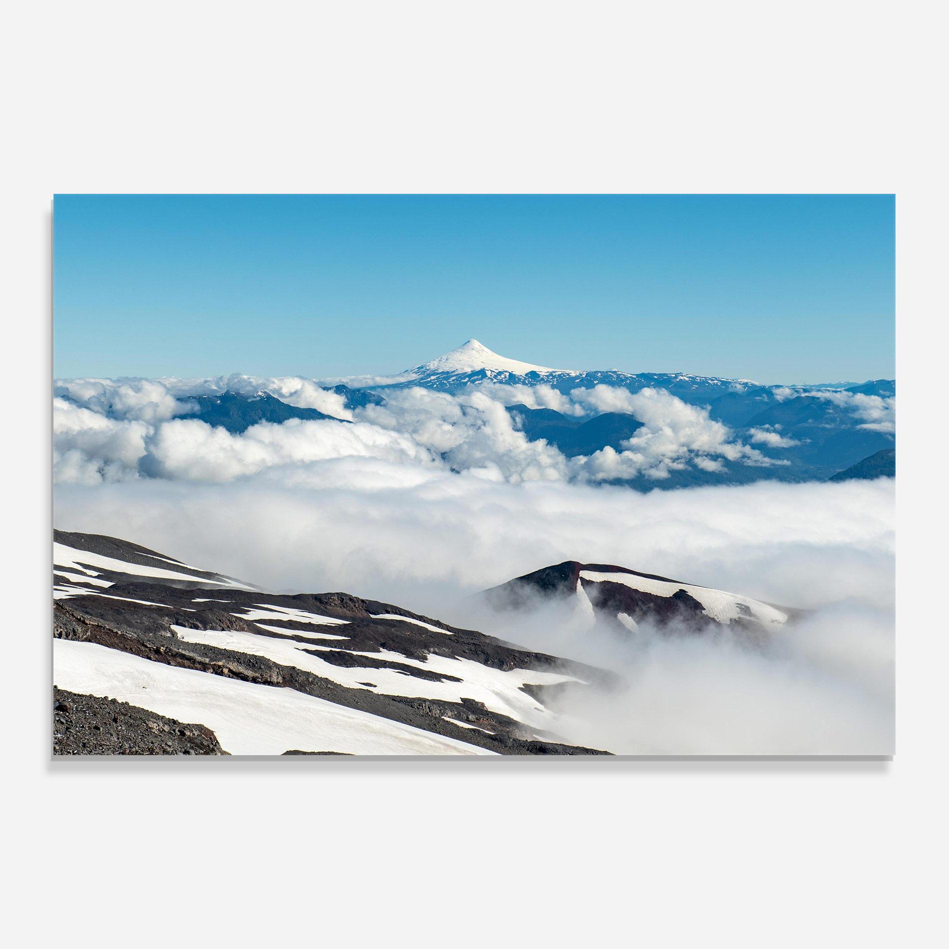 Üvegkép Cloudy High View mockup 0
