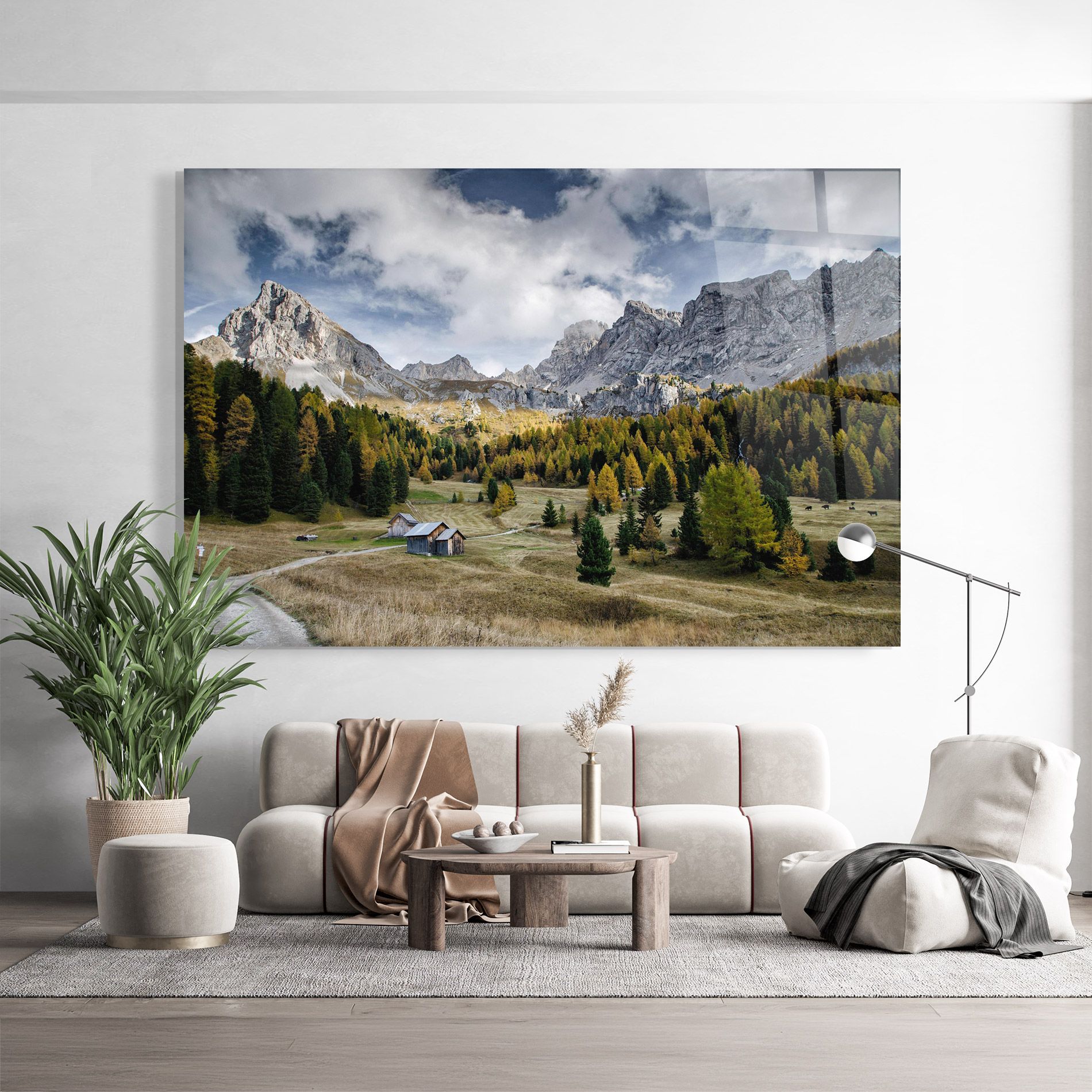 Cloudy Mountains View mockup 9