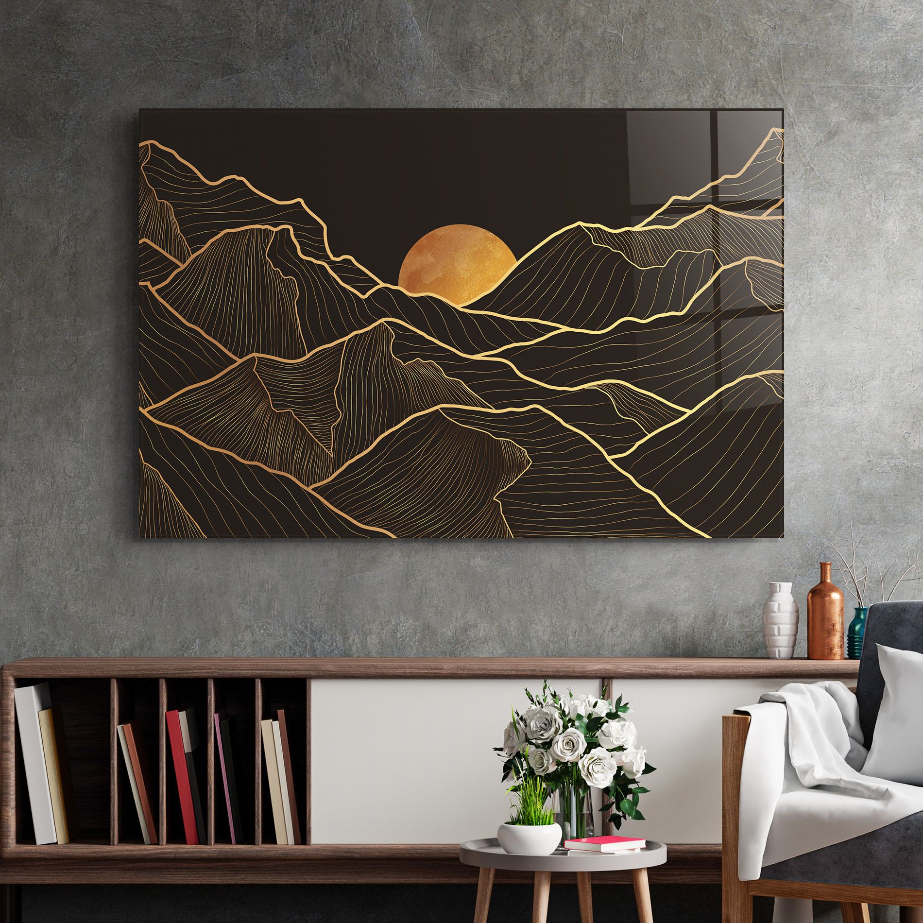 Black Gold Mountains mockup 2
