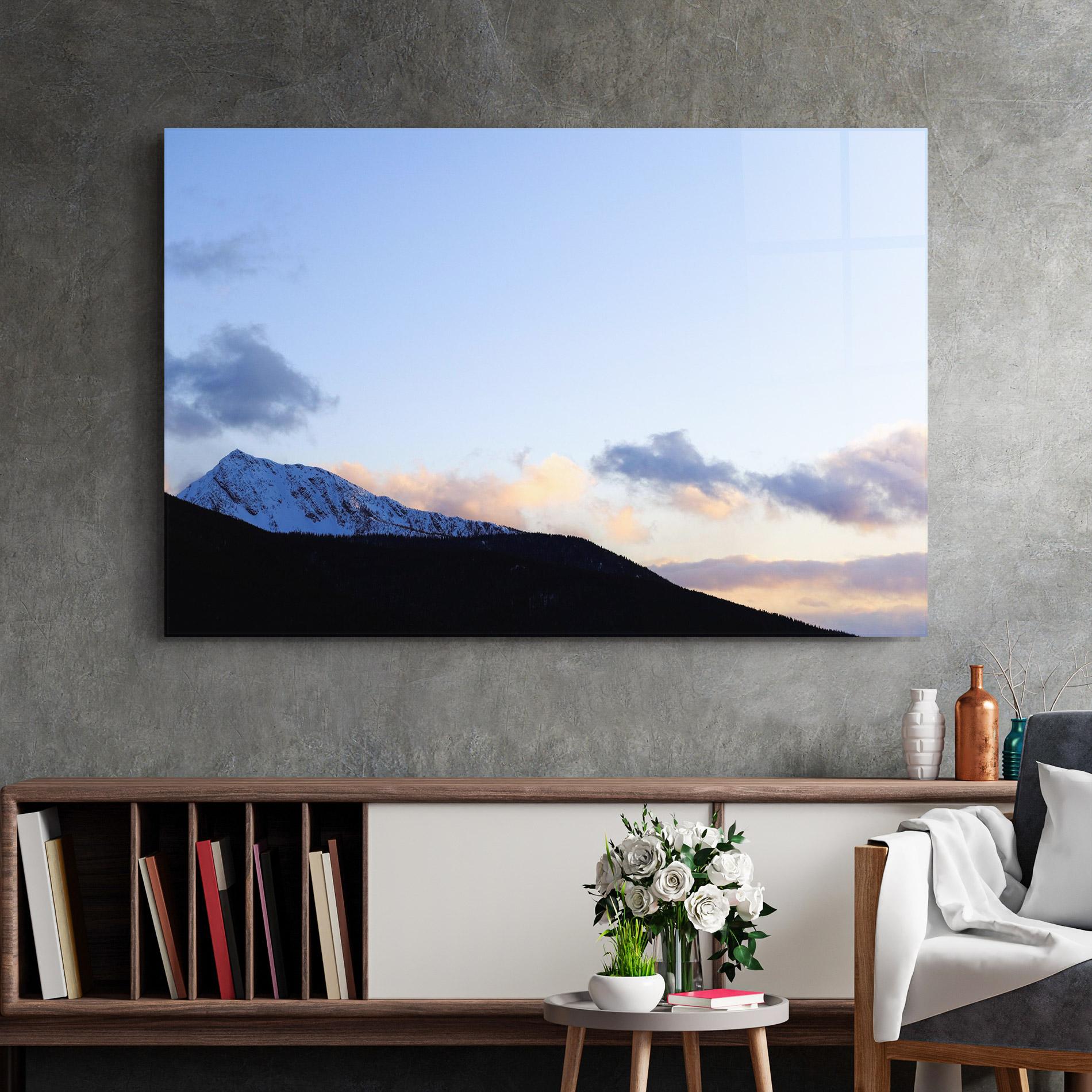 Üvegkép Cloud Sky Mountain mockup 2