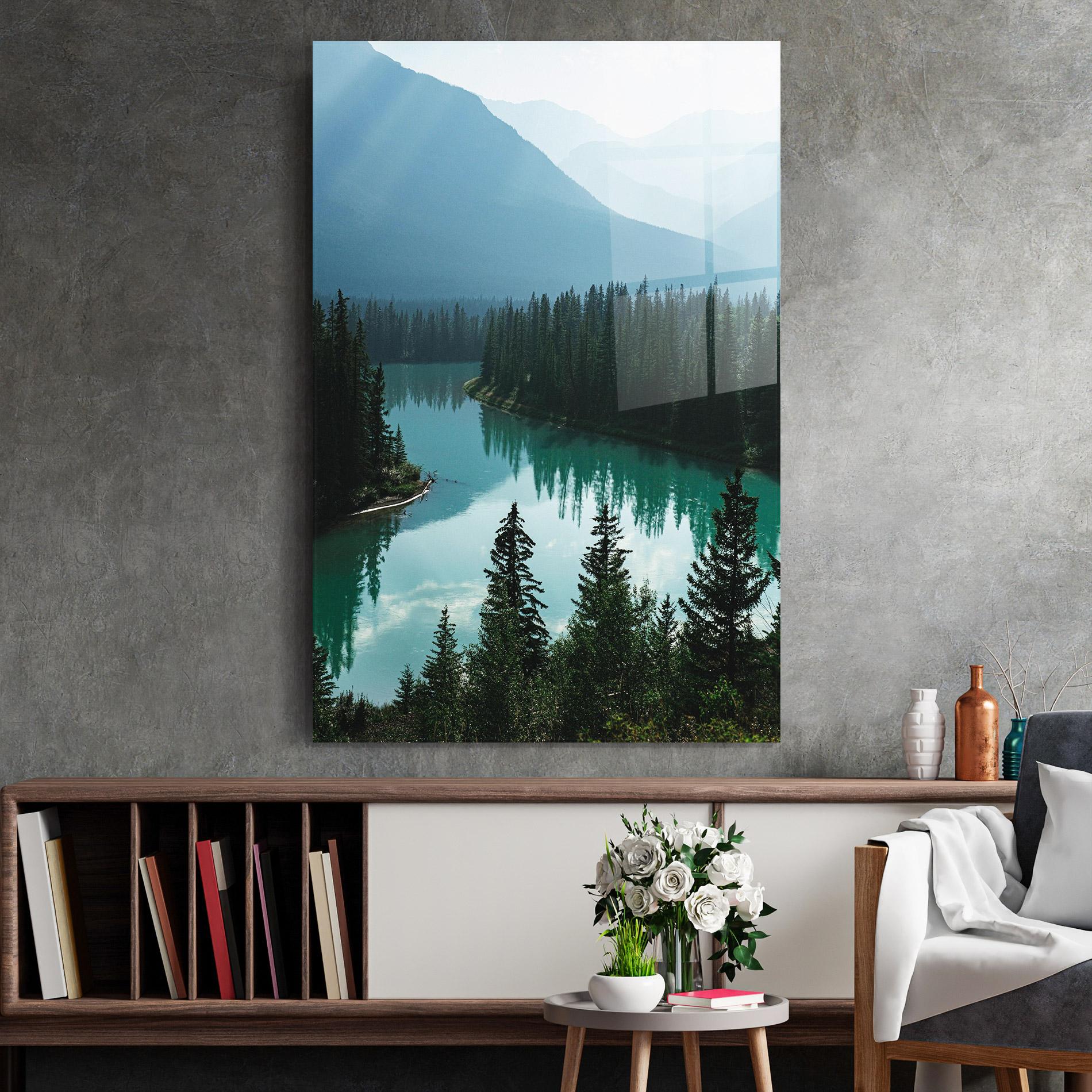 Üvegkép Crystal Lake mockup 2