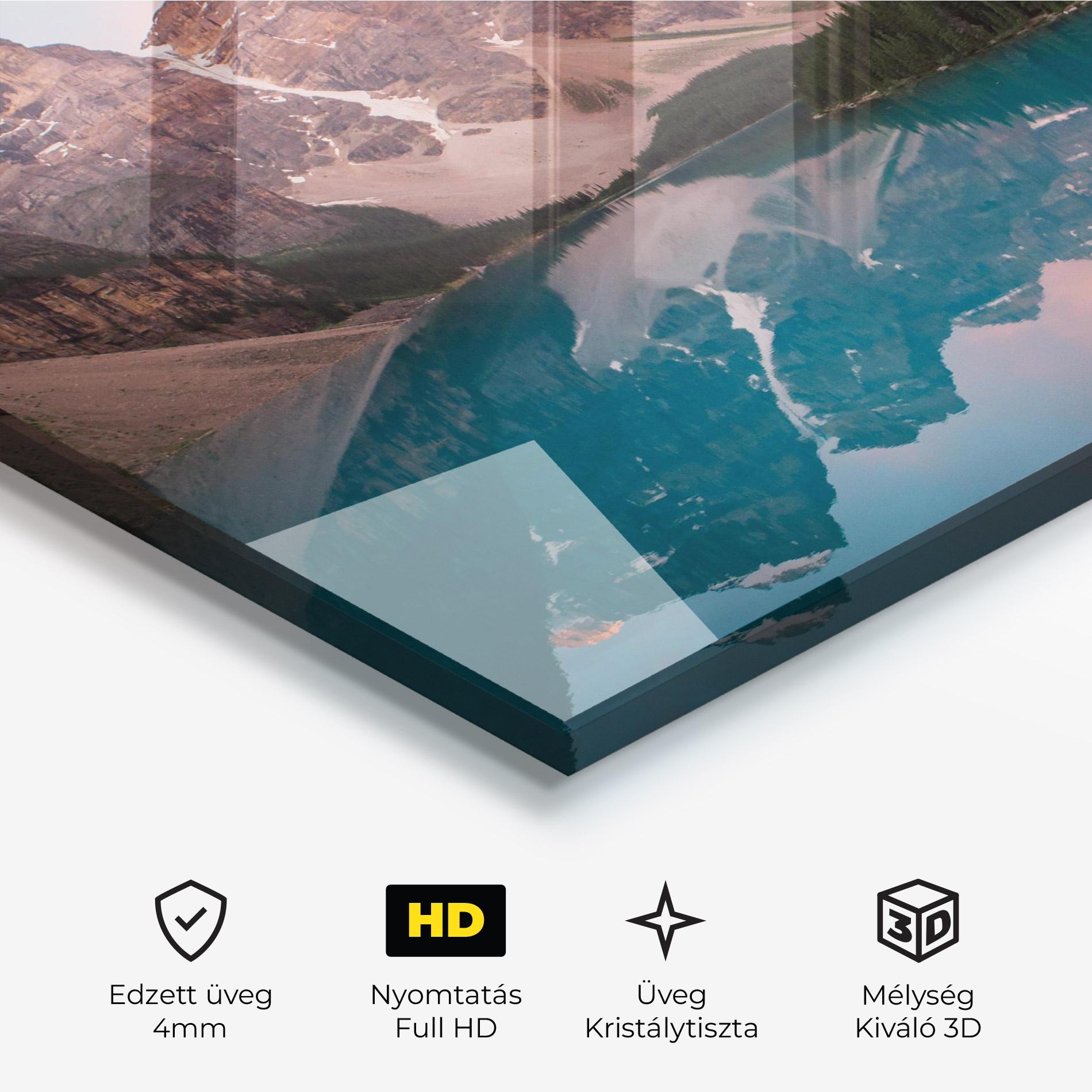 Üvegkép Dream Land mockup 3