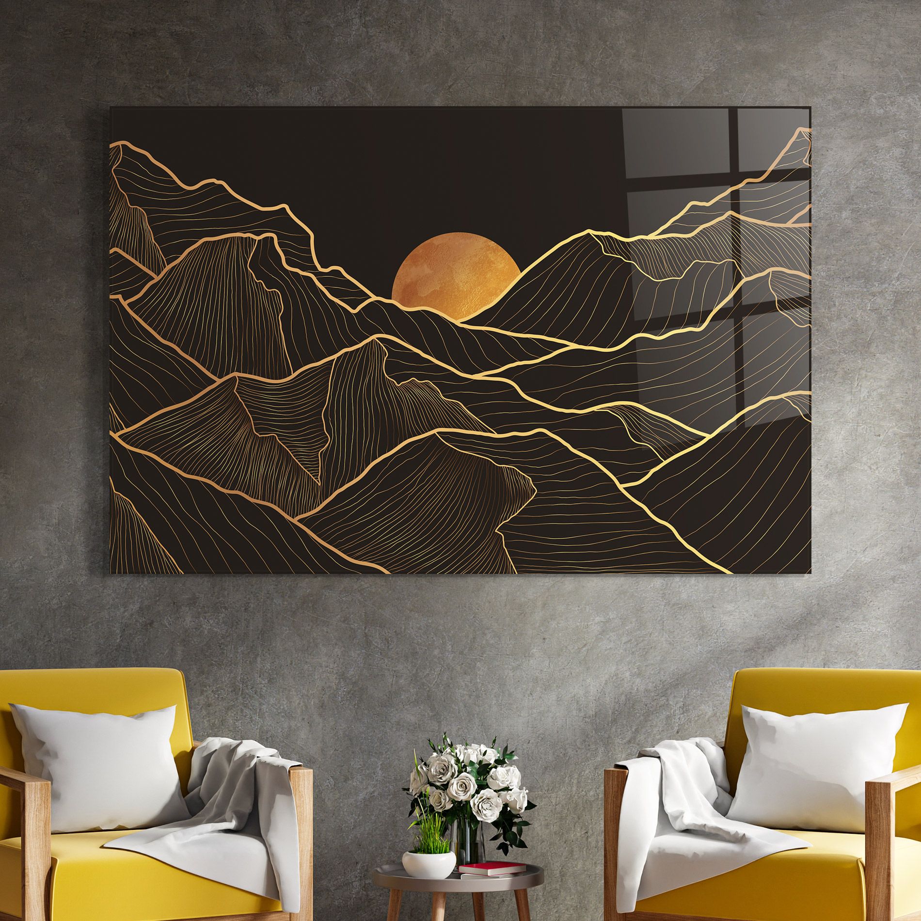 Black Gold Mountains mockup 4