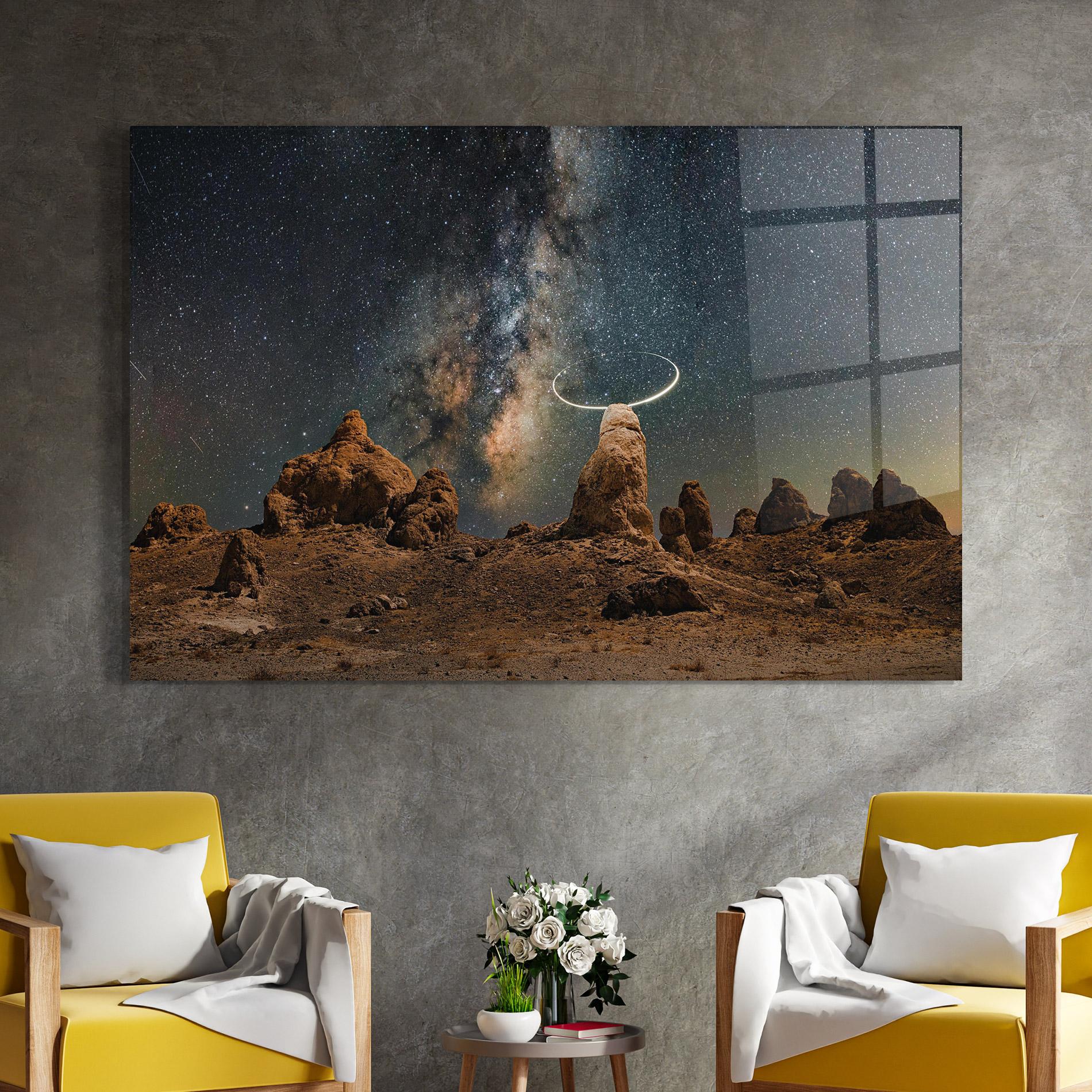 Üvegkép Galactic Stones mockup 4