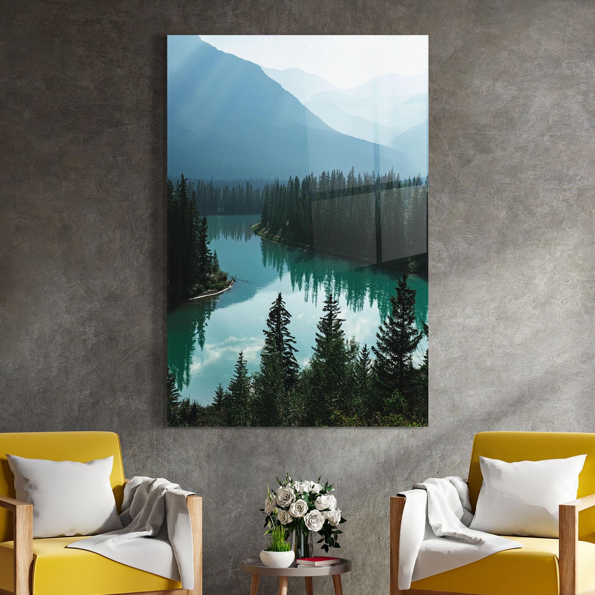 Üvegkép Crystal Lake mockup 4