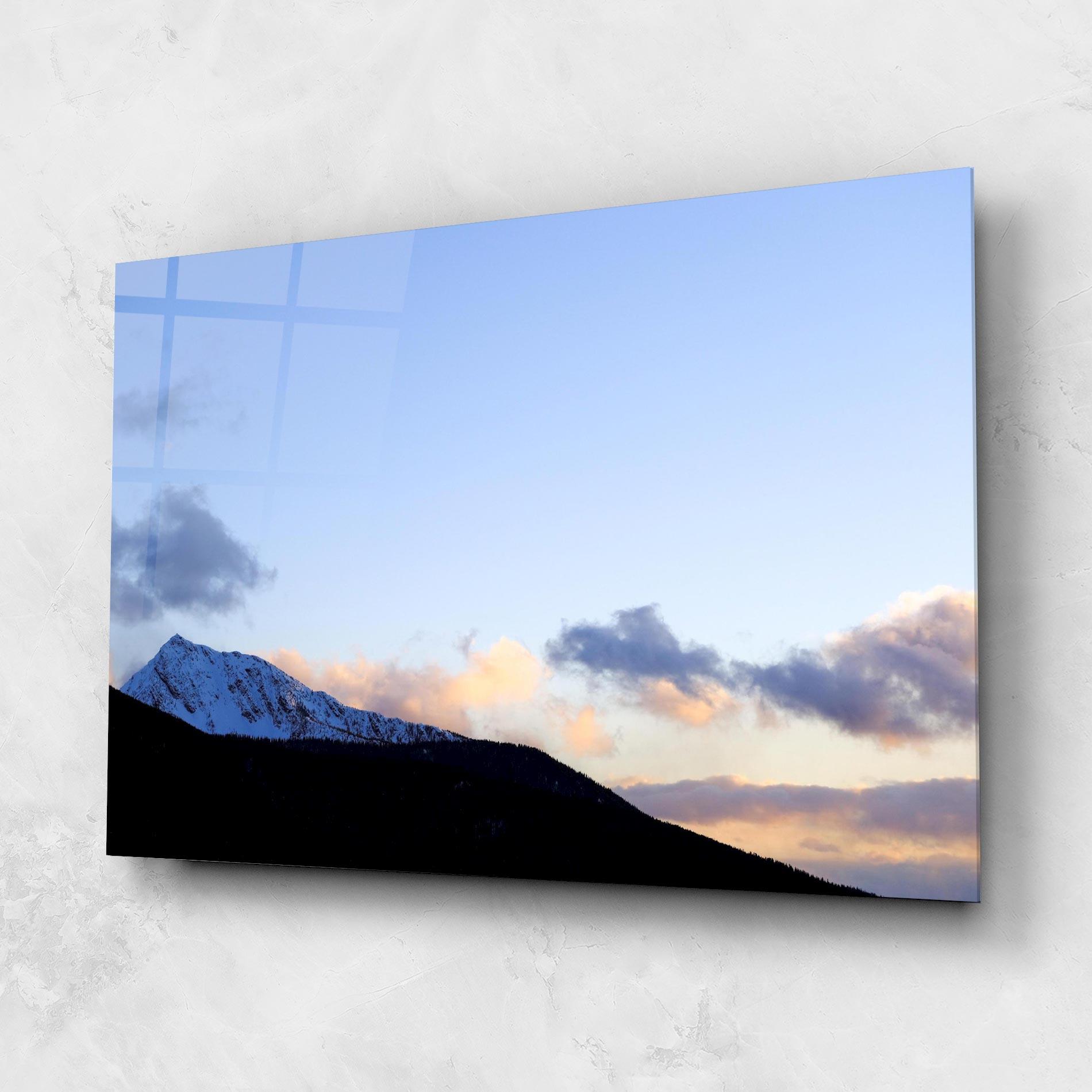 Üvegkép Cloud Sky Mountain mockup 1