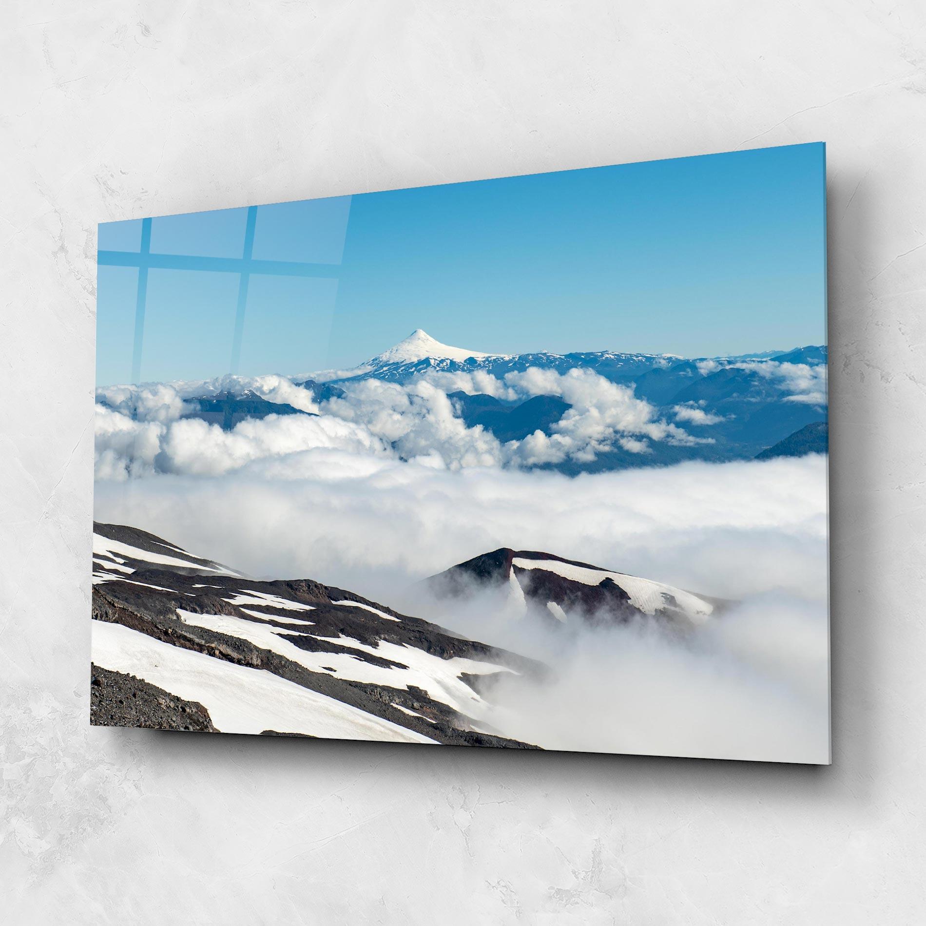 Üvegkép Cloudy High View mockup 1