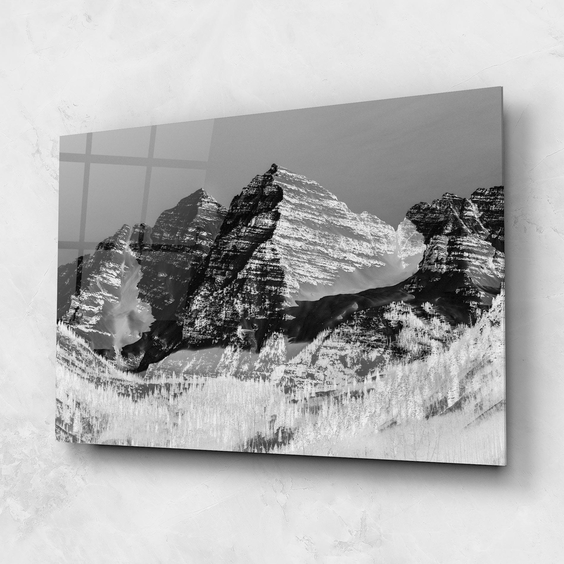 Üvegkép Green Shades Mountain mockup 1