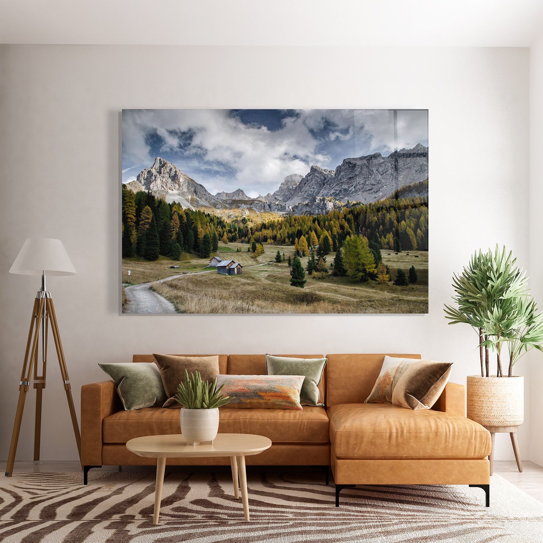 Cloudy Mountains View mockup 7