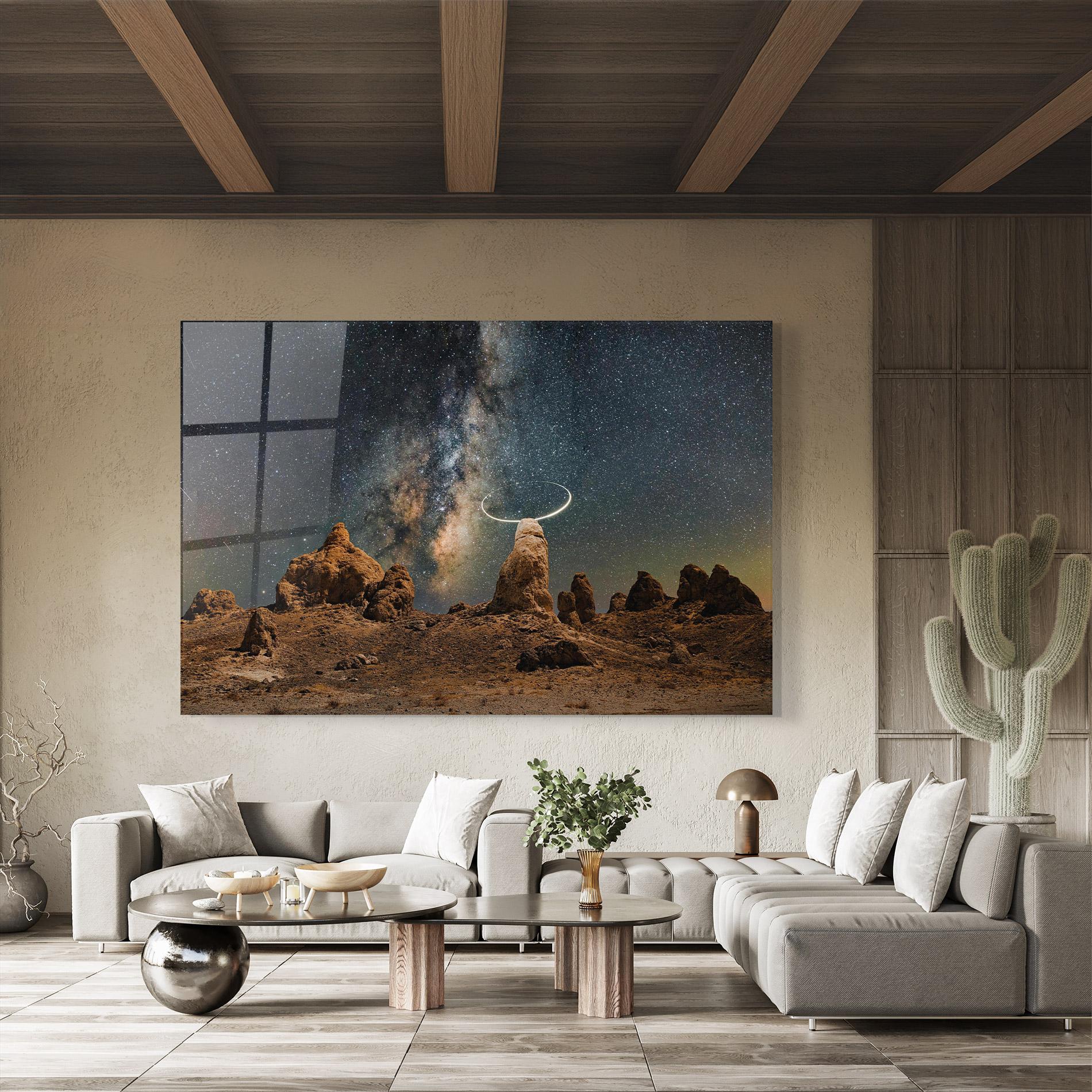 Üvegkép Galactic Stones mockup 8