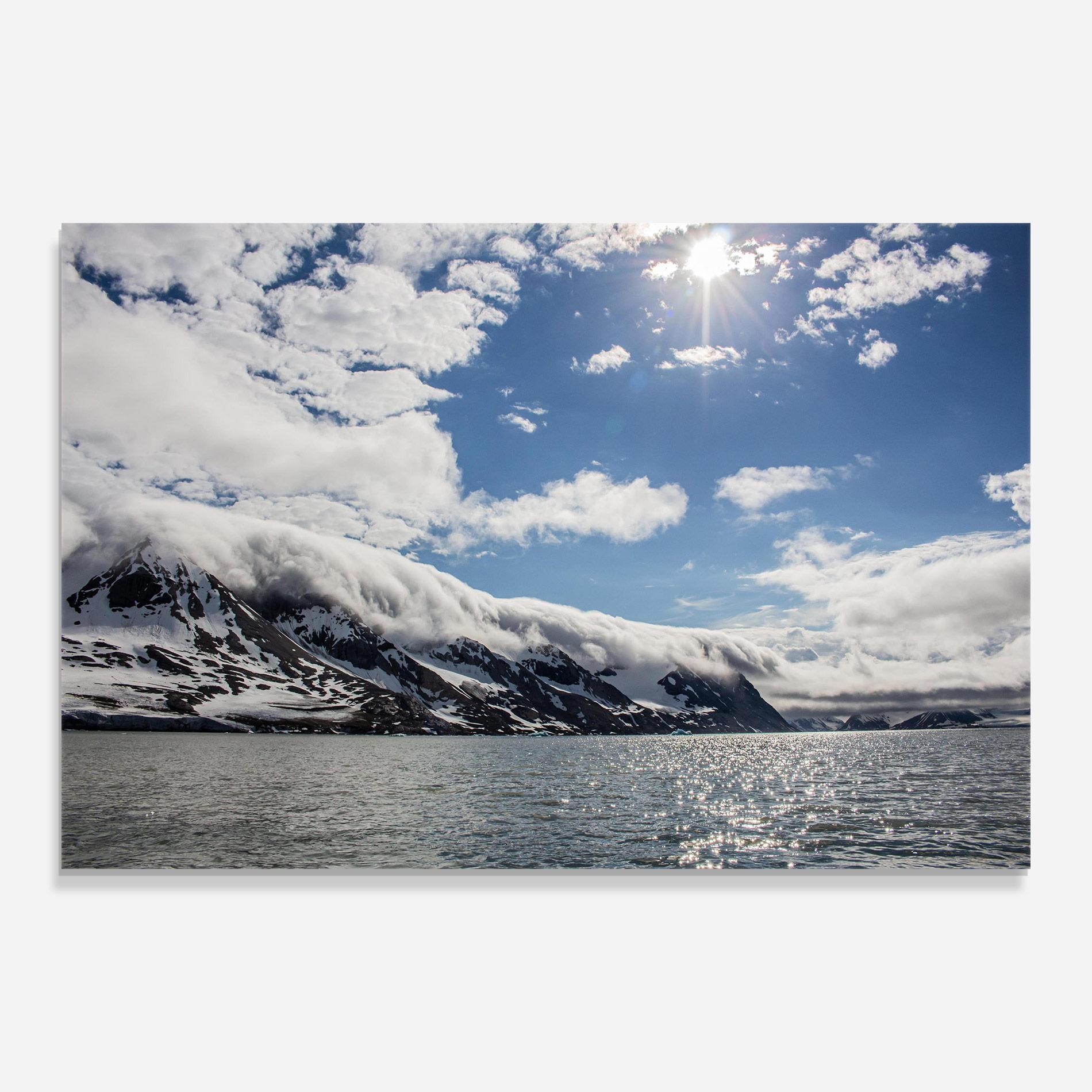 Üvegkép Clouds Over Ice mockup 0