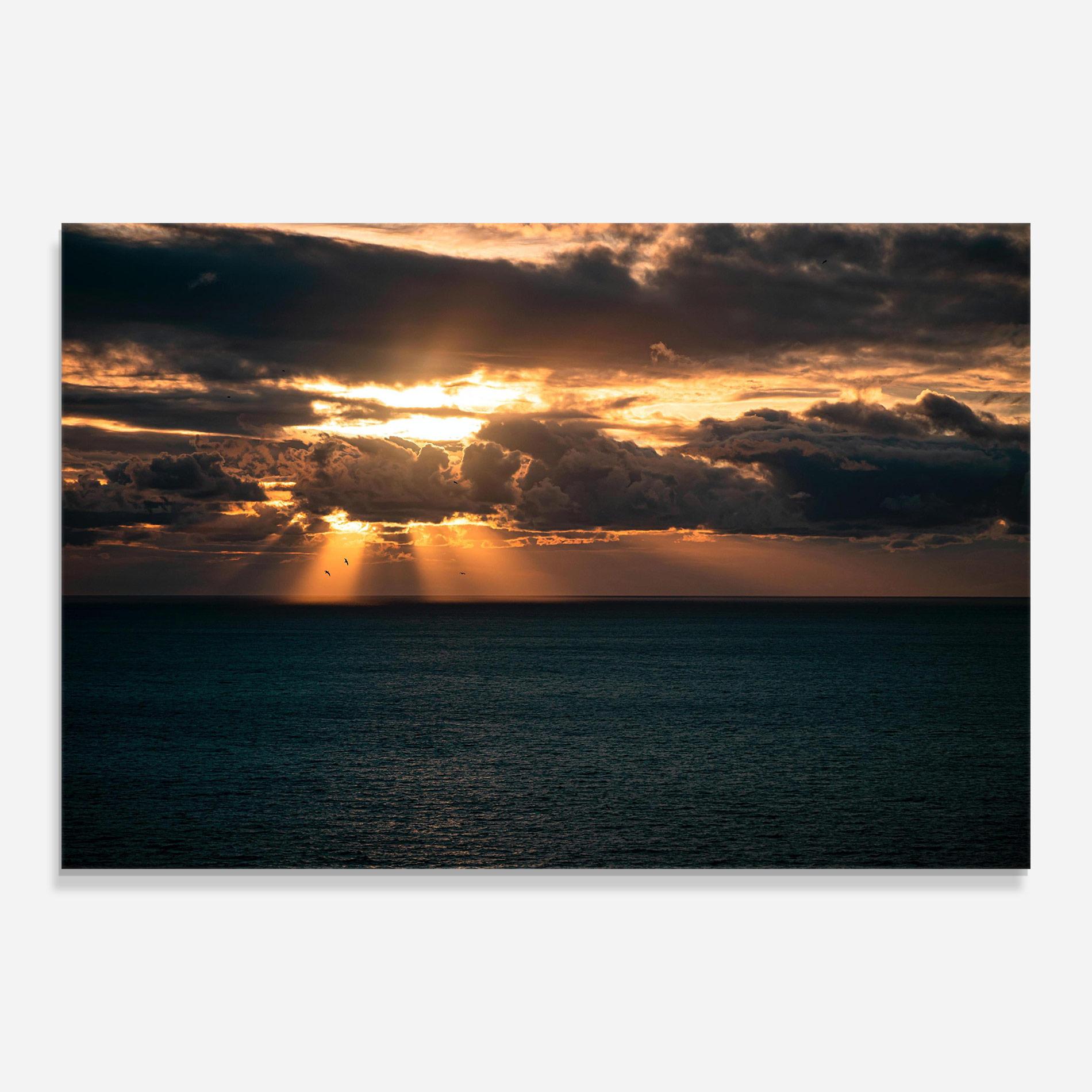 Üvegkép Cloudy Sunrise mockup 0