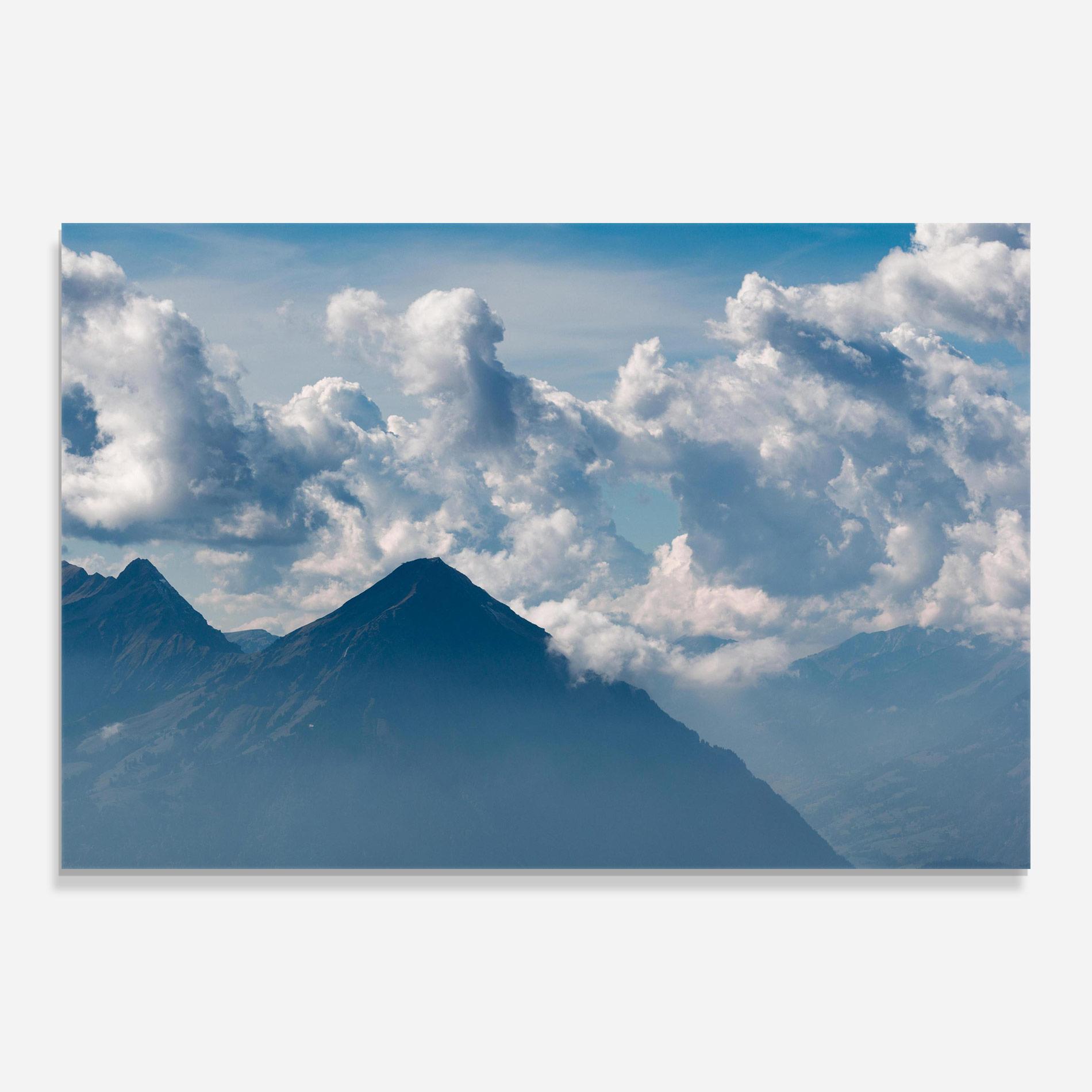 Üvegkép Cloudy View Mountain mockup 0