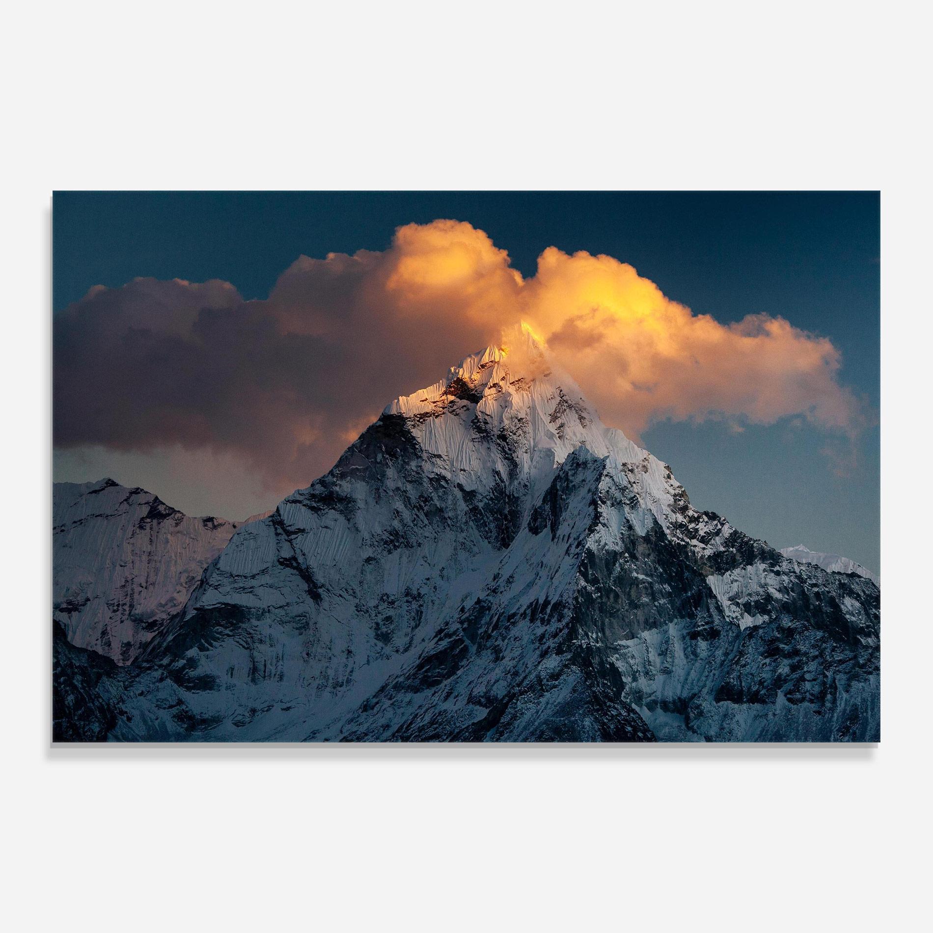 Üvegkép Orange Cloud Mountain mockup 0