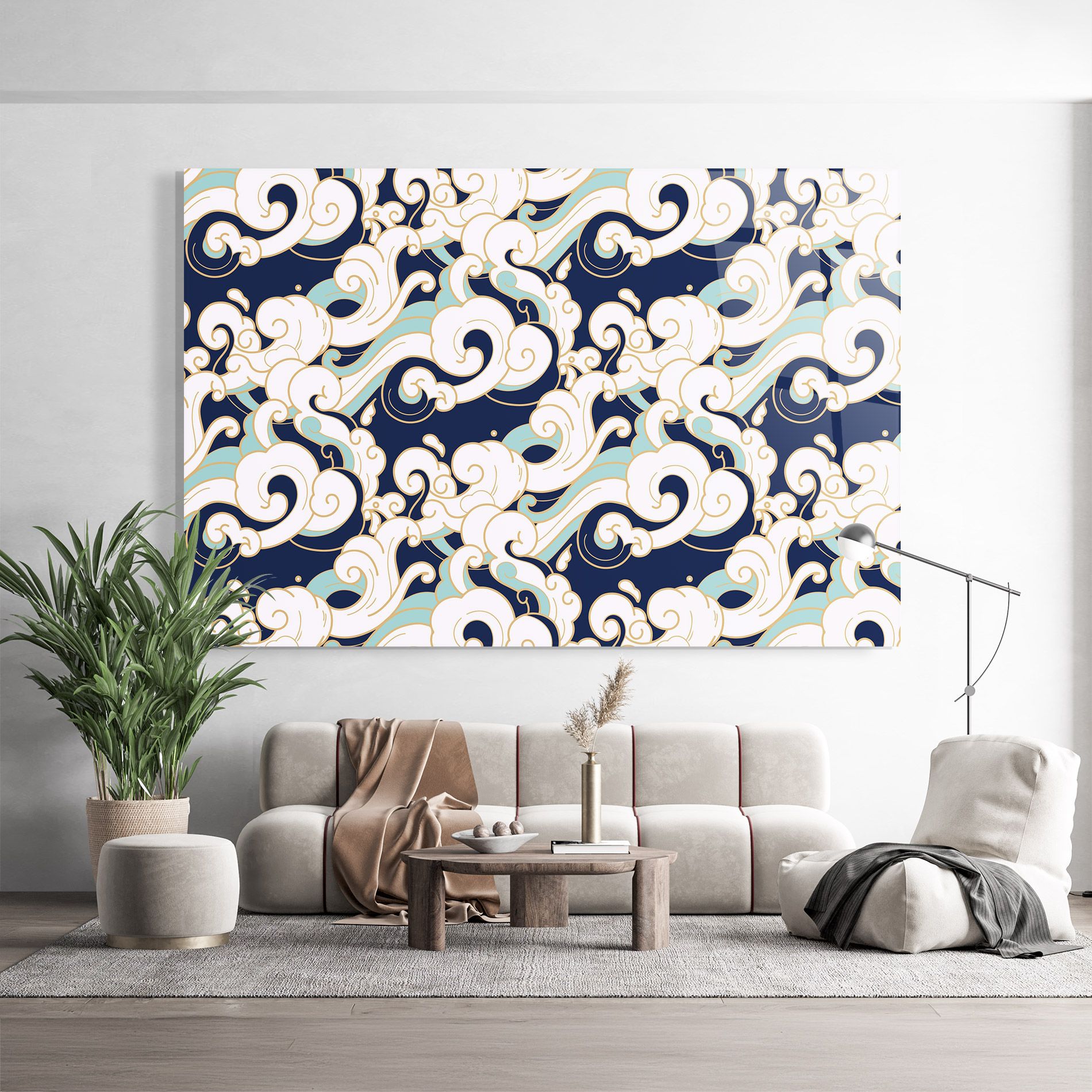 Blue Green Cloud mockup 9