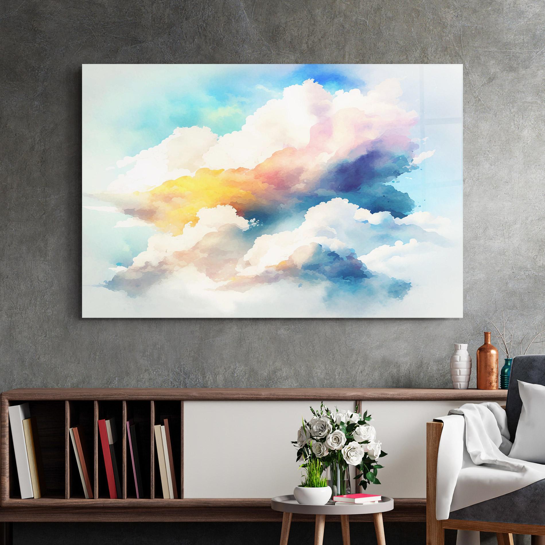 Üvegkép Dreamy Cloud mockup 2