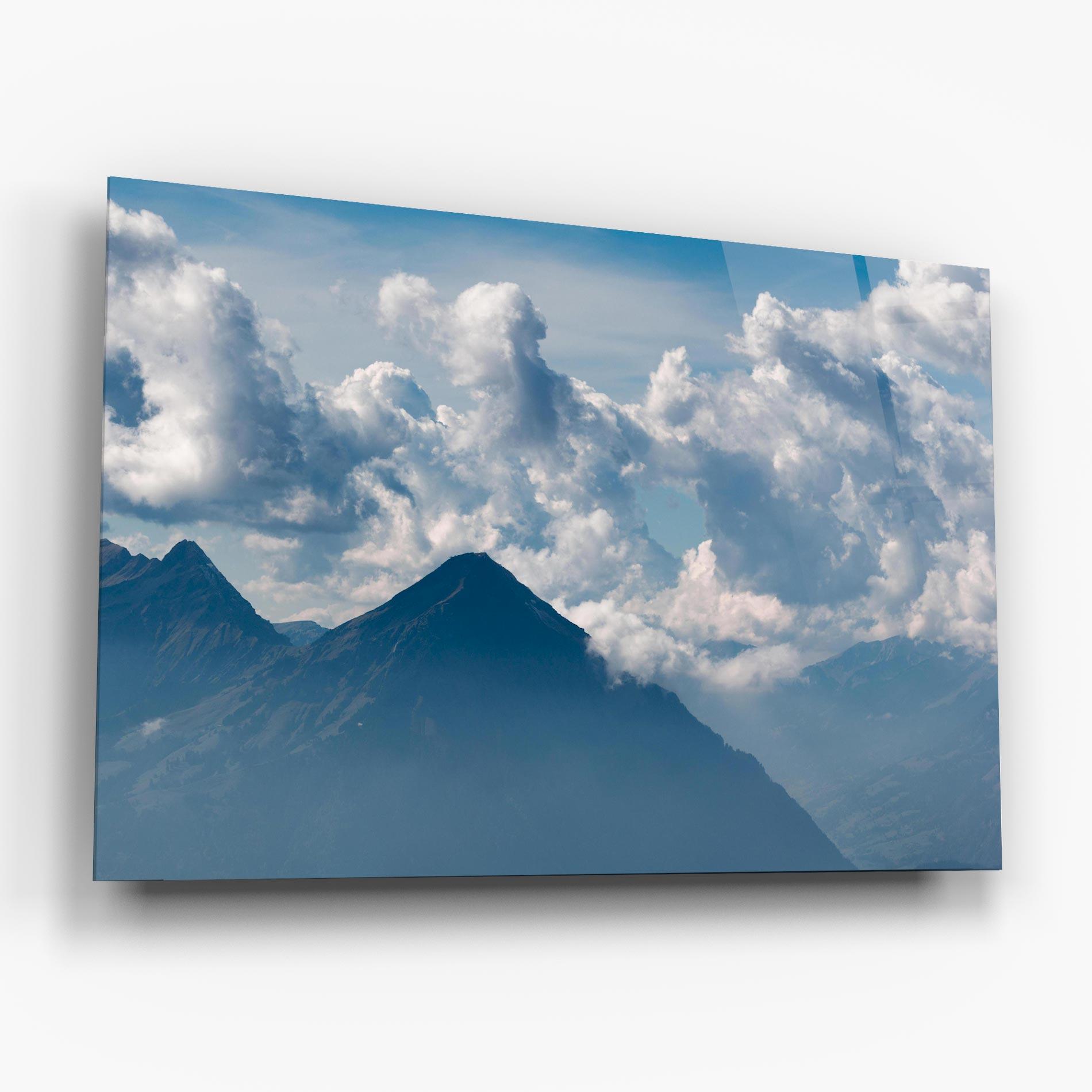 Üvegkép Cloudy View Mountain mockup 6