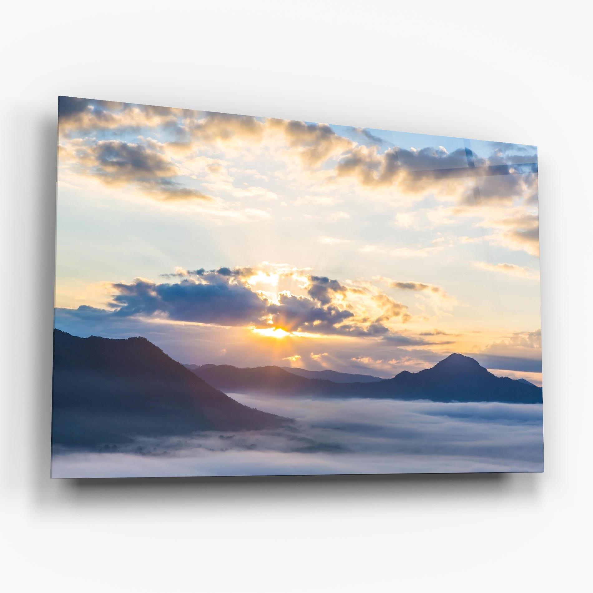 Üvegkép Fantastic Clouds mockup 6