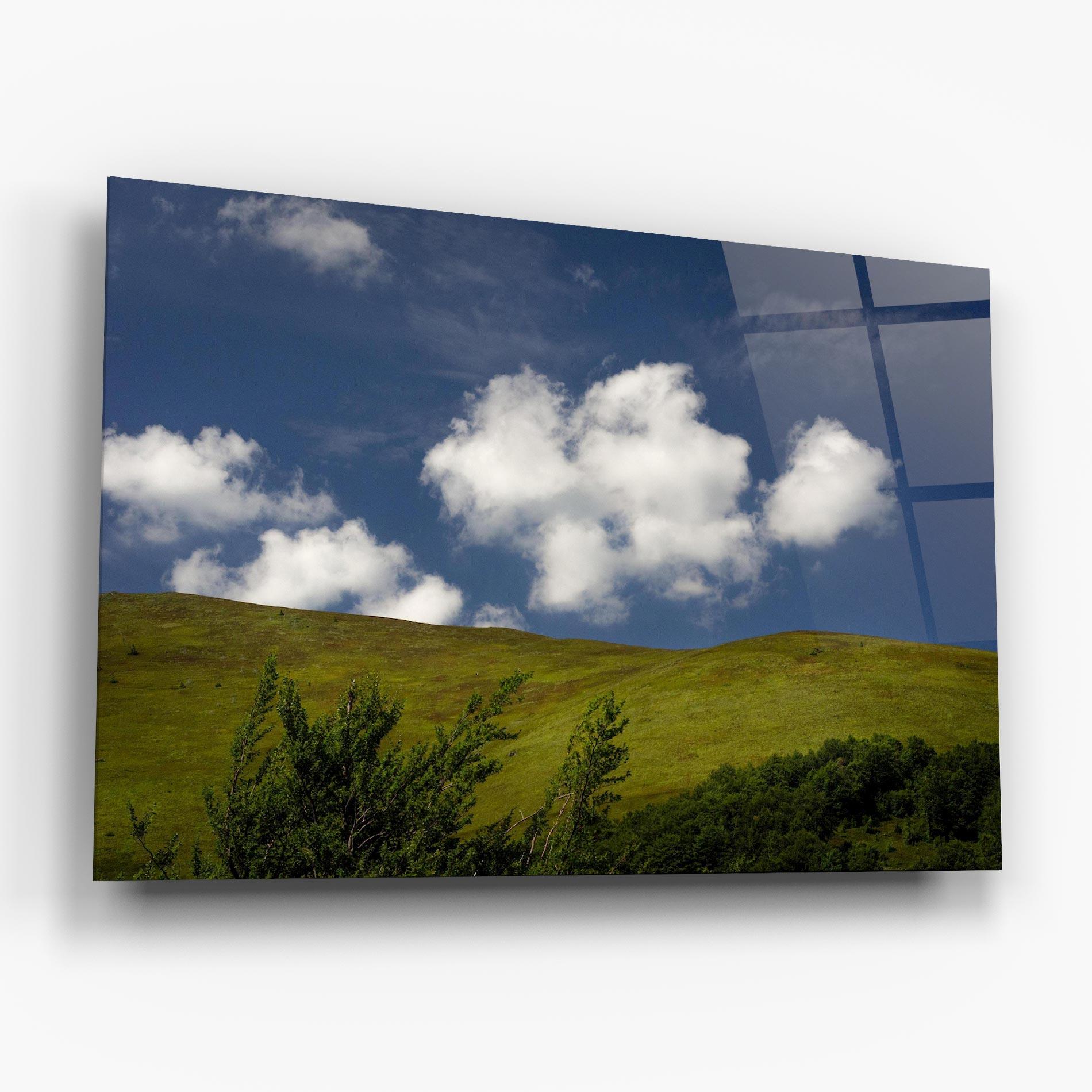Üvegkép Grass View Cloud mockup 6