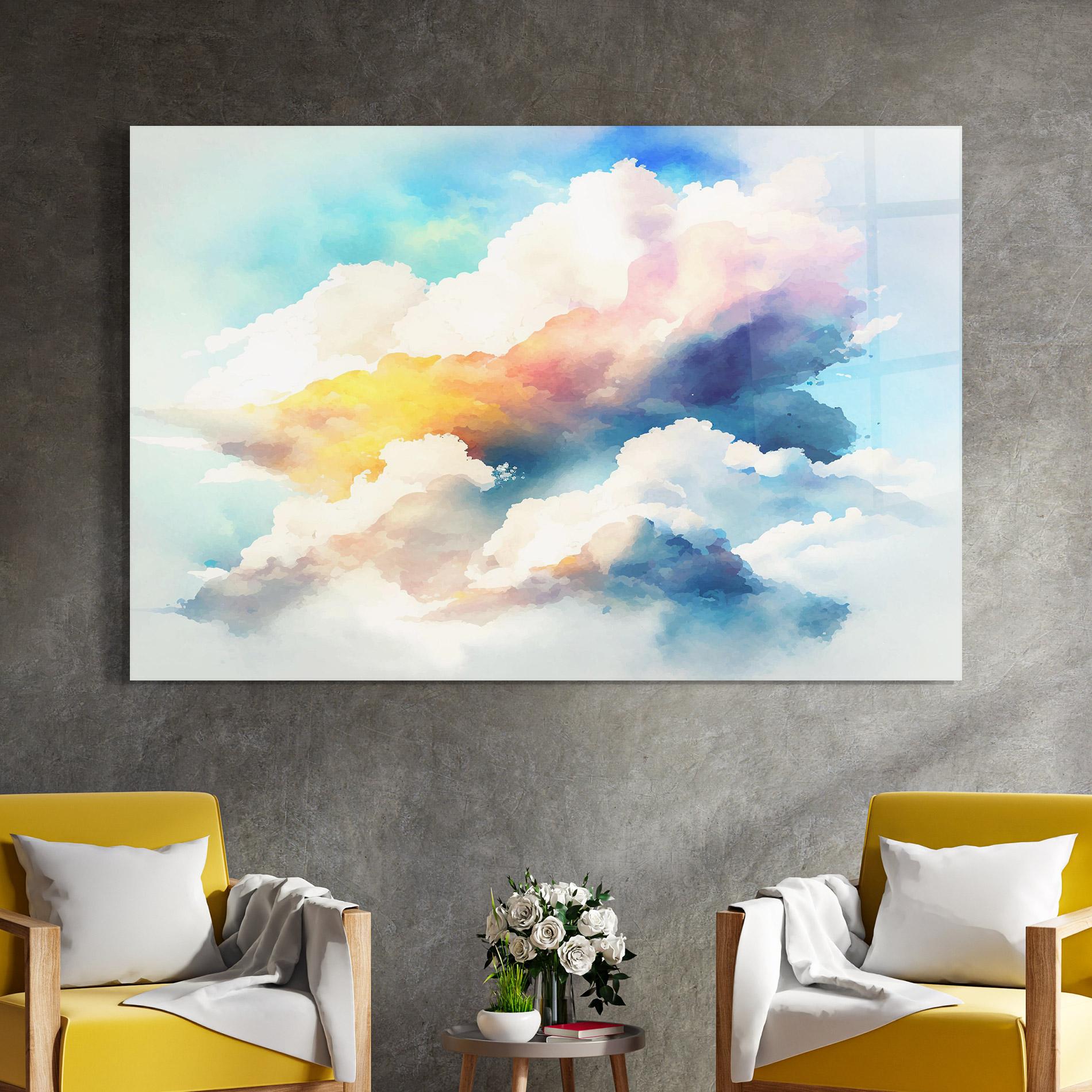 Üvegkép Dreamy Cloud mockup 4