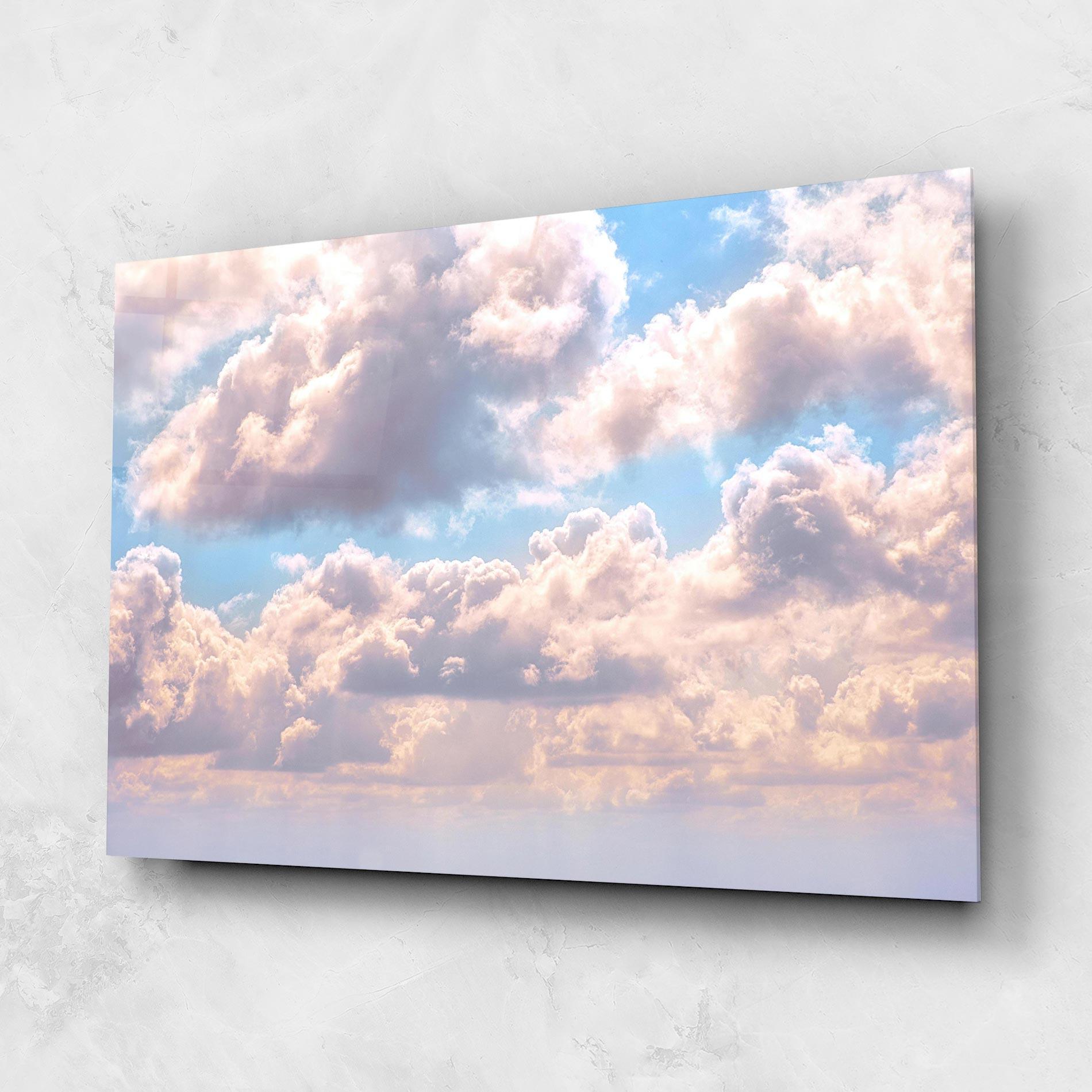 Üvegkép Dreamy Clouds mockup 1