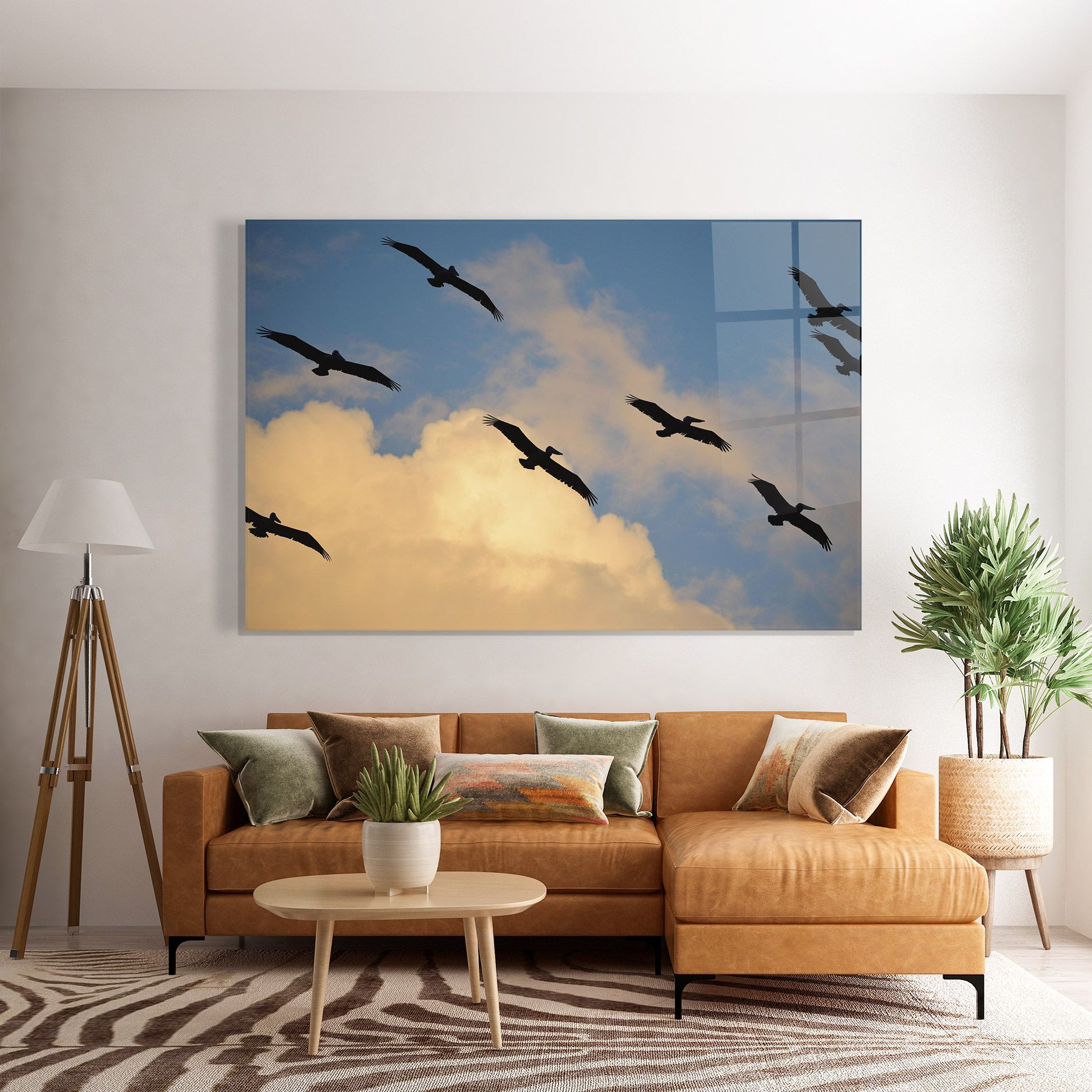 Bird Shilouette Cloud mockup 7