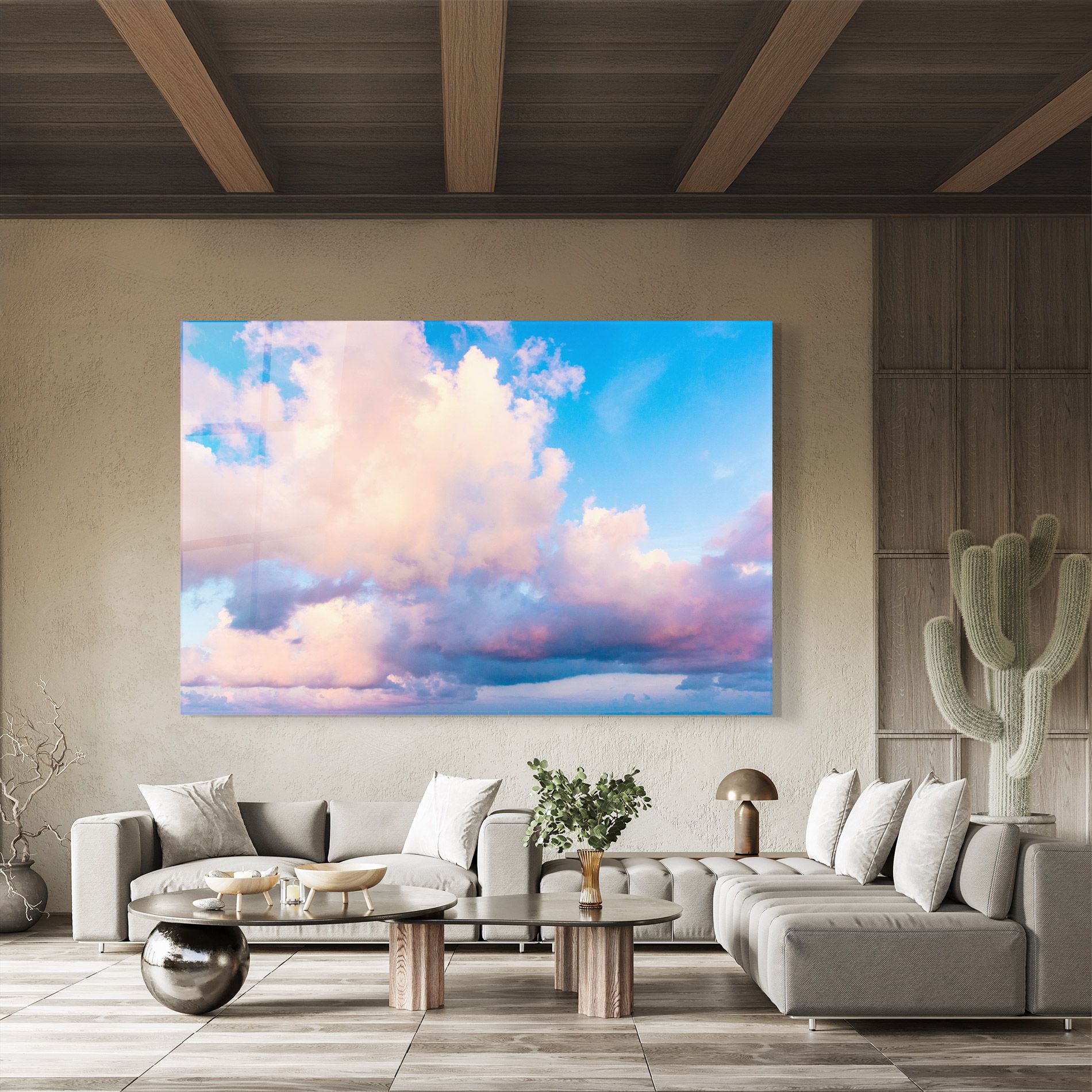 Dreamy Pink Clouds mockup 8