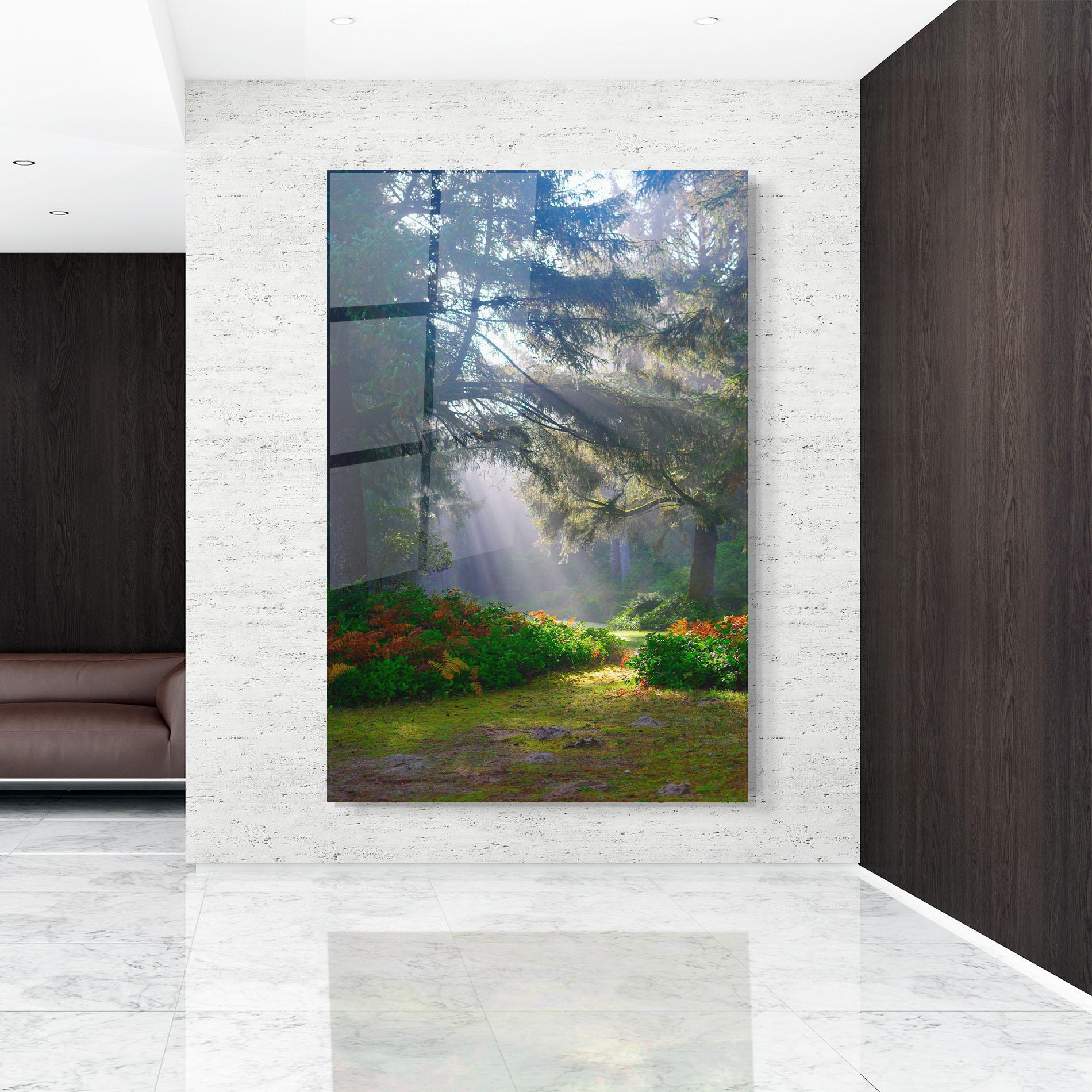 Üvegkép Forest Light mockup 9