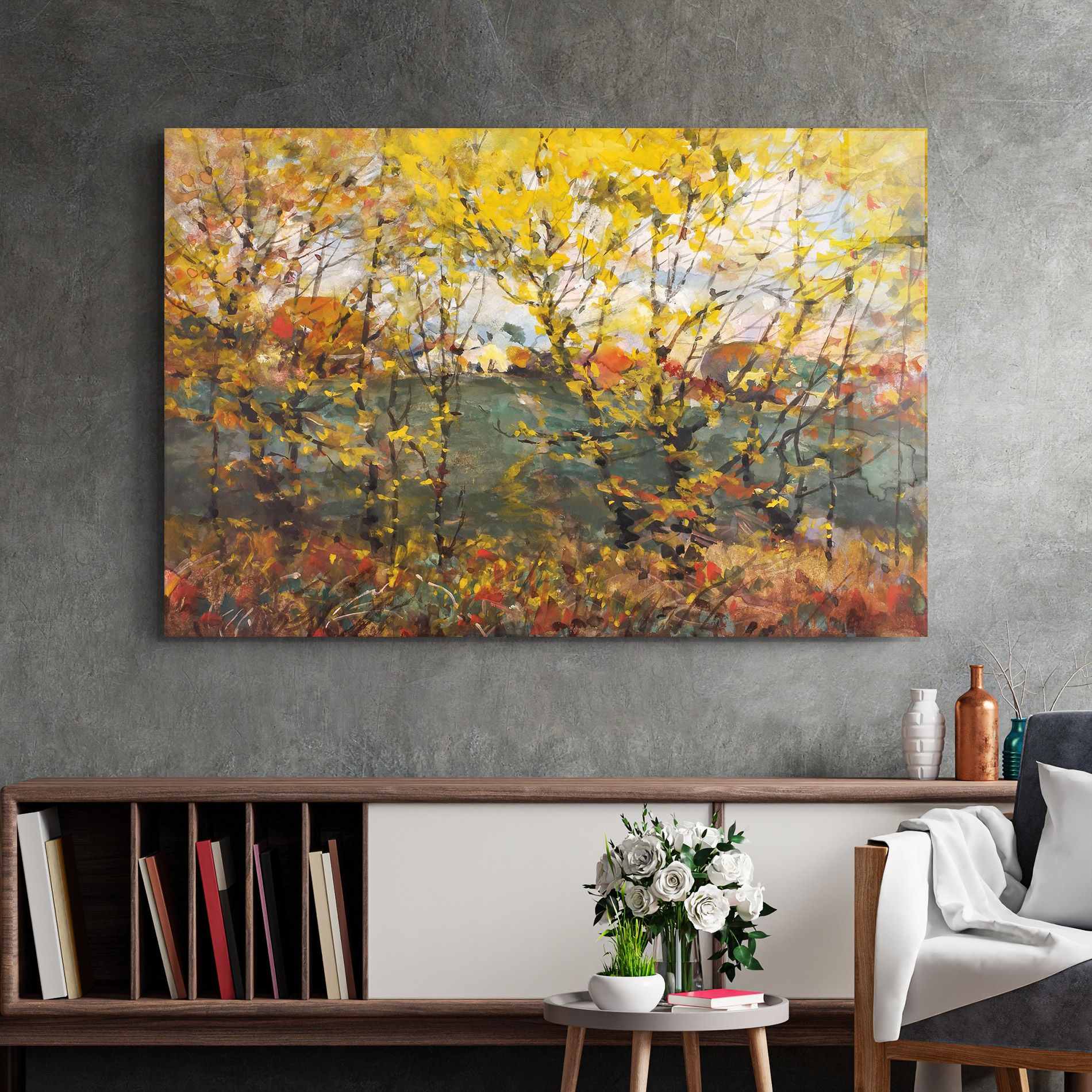 Autumn Painting Tree mockup 2