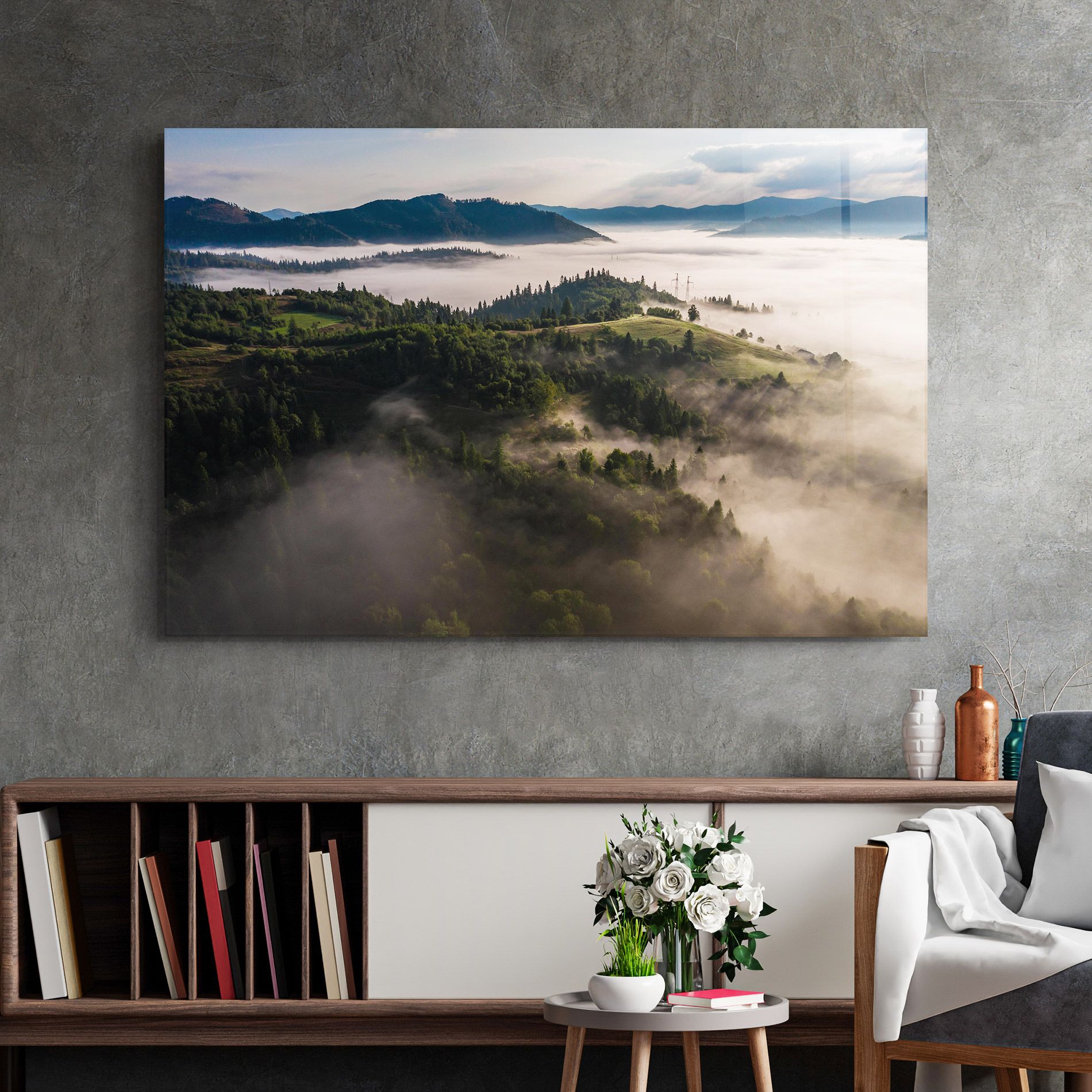 Foggy Forest View mockup 2