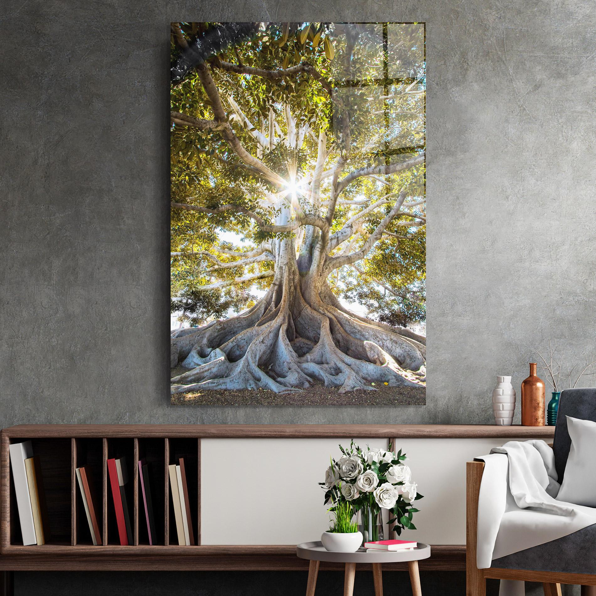 Üvegkép Big Old Tree mockup 2