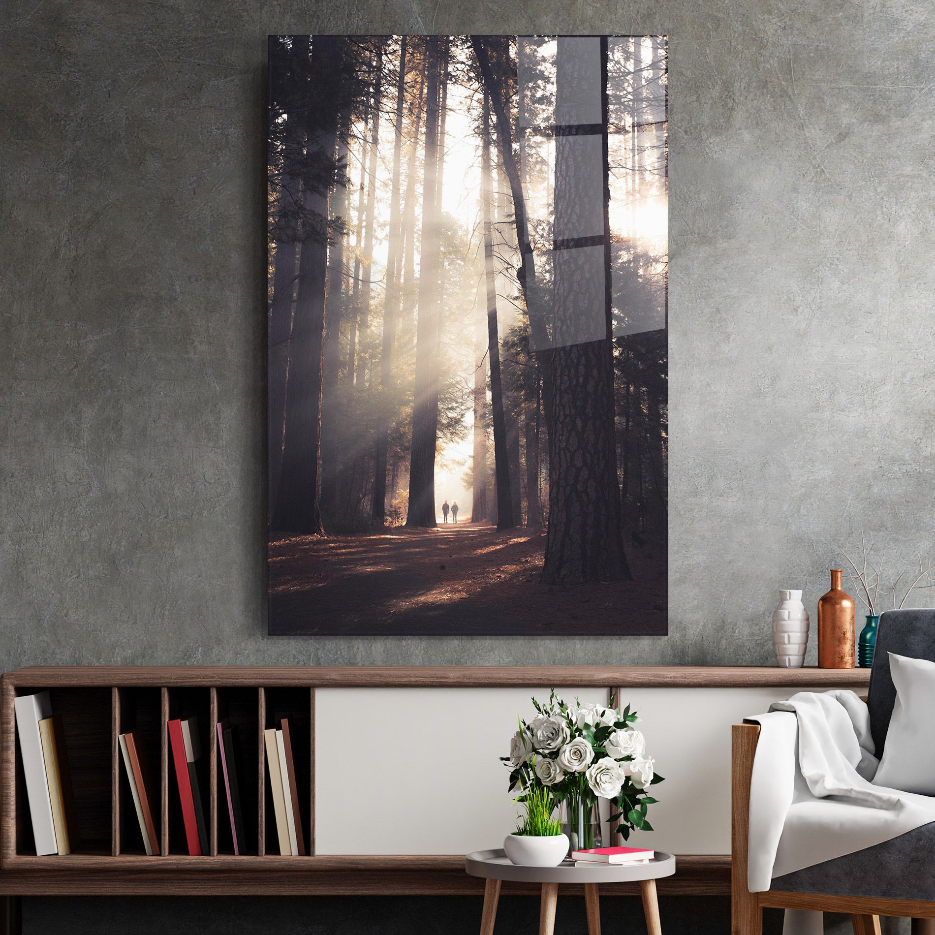 Foggy Couple Forest mockup 2