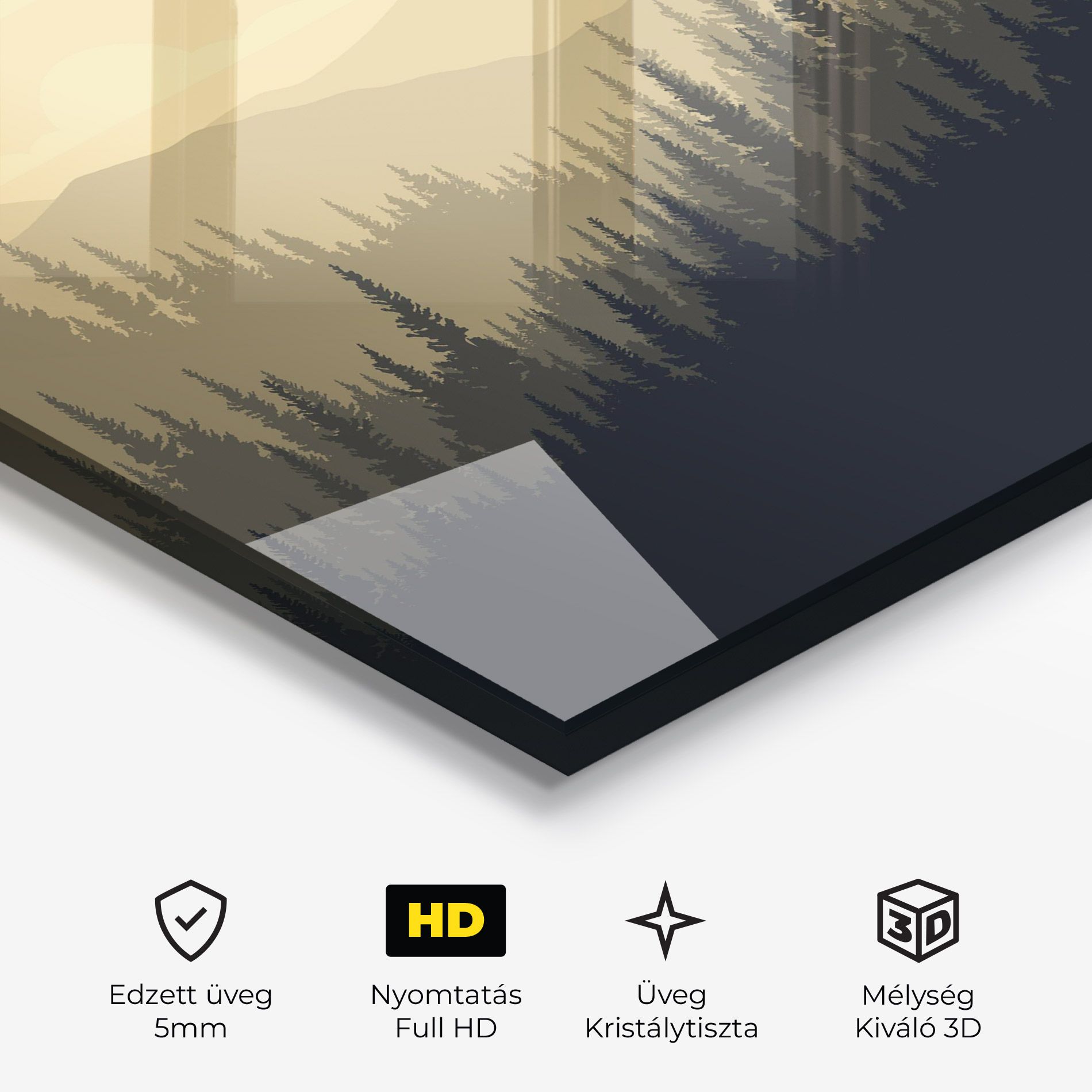 Cream Foggy Forest mockup 3