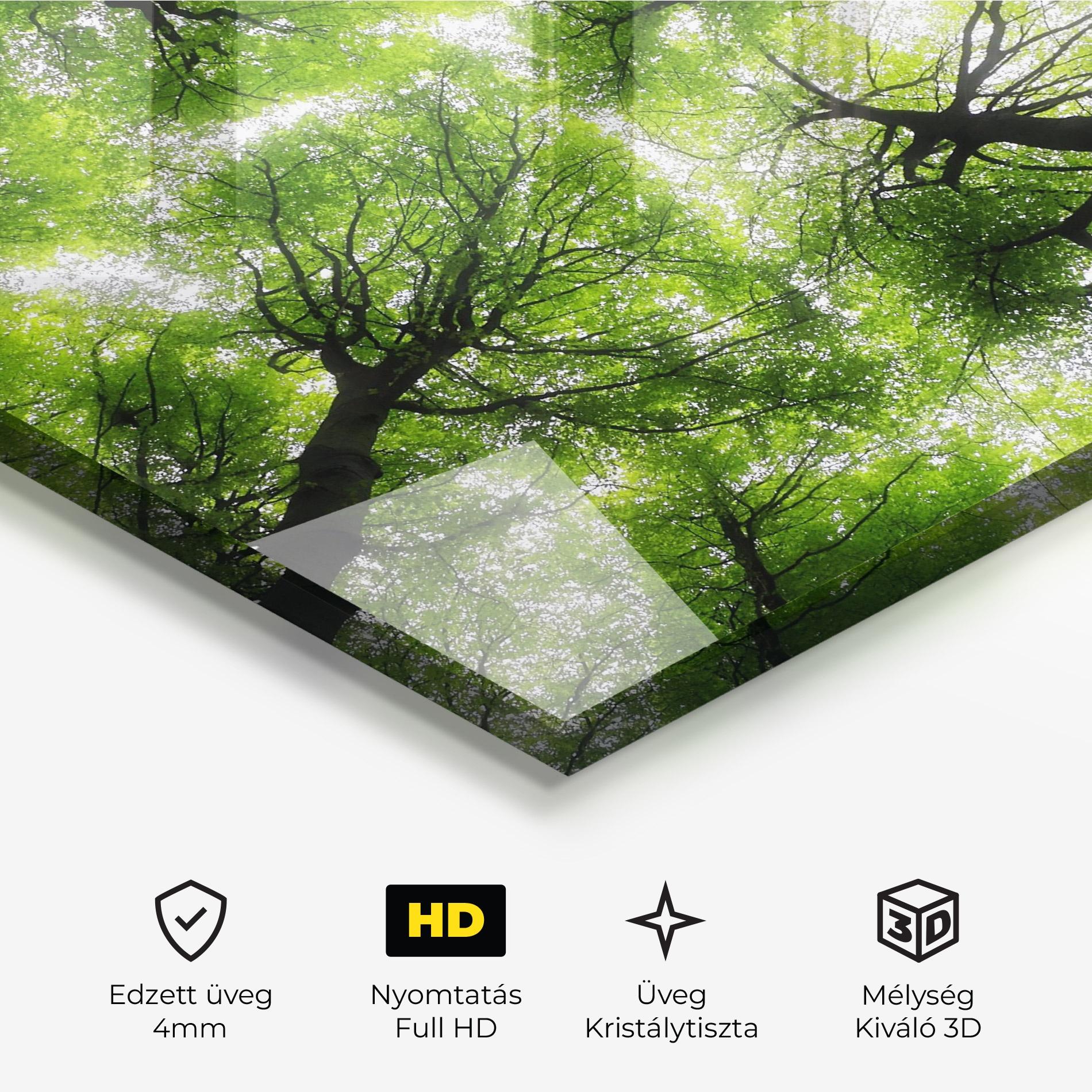 Üvegkép Forest Green Tree mockup 3