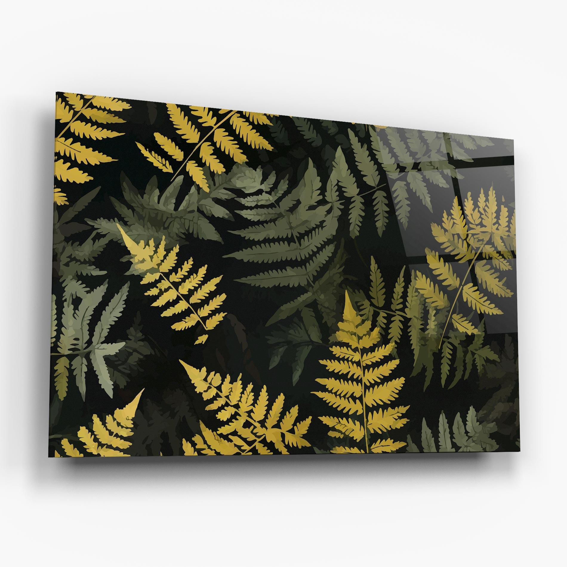 Üvegkép Yellow Leaves Forest mockup 6