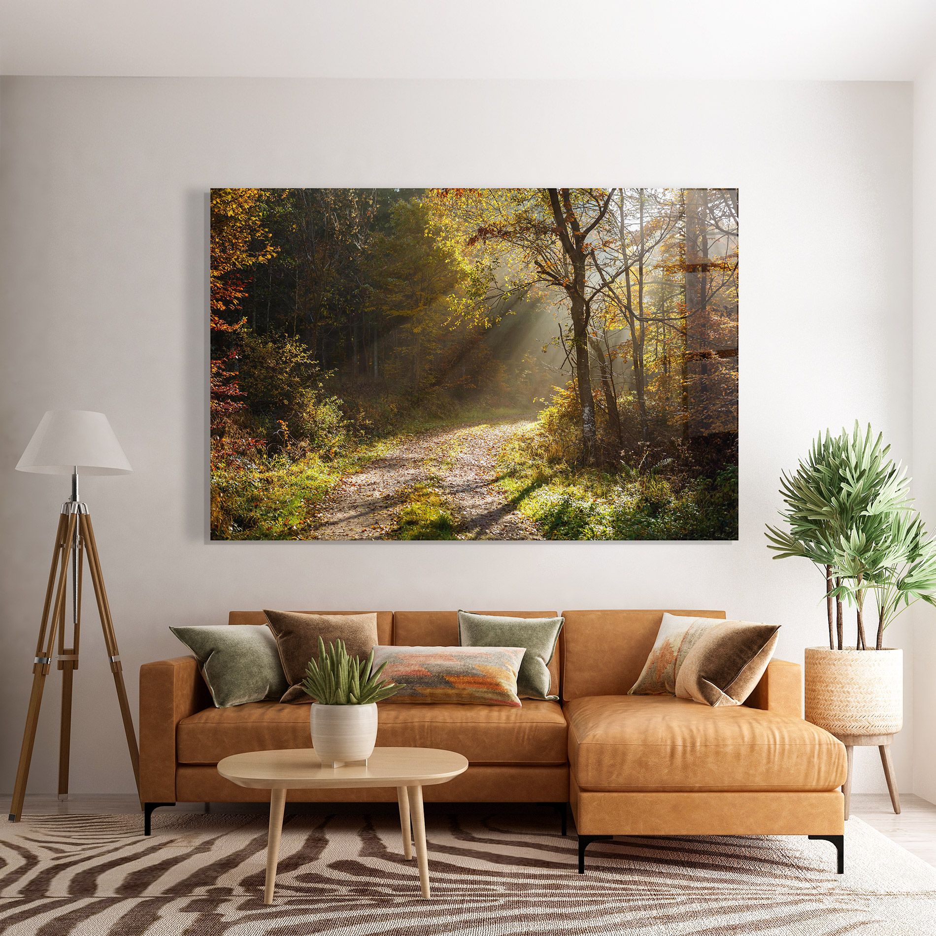 Autumn Trees Sun mockup 7